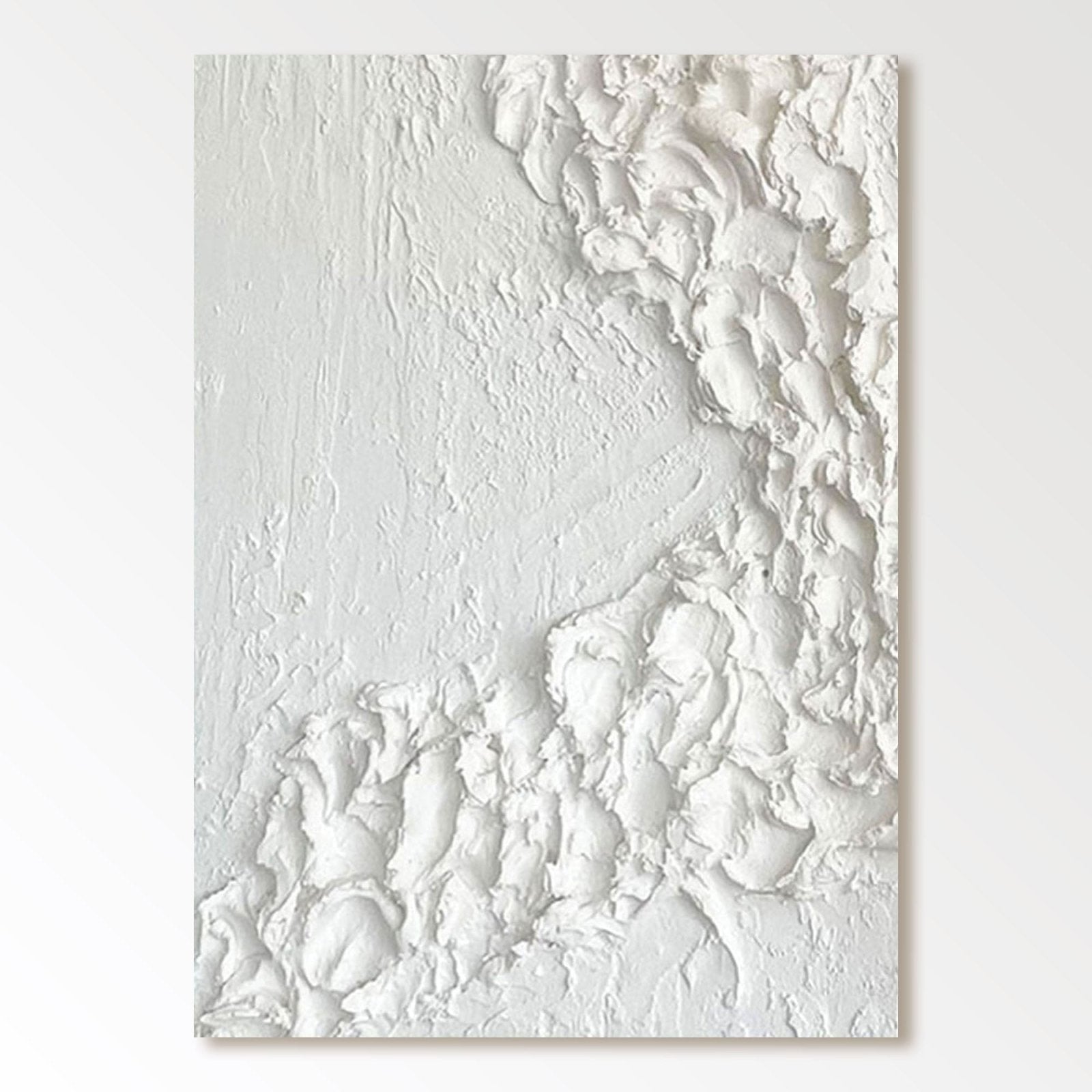 Textured Painting "Winter's Embrace"