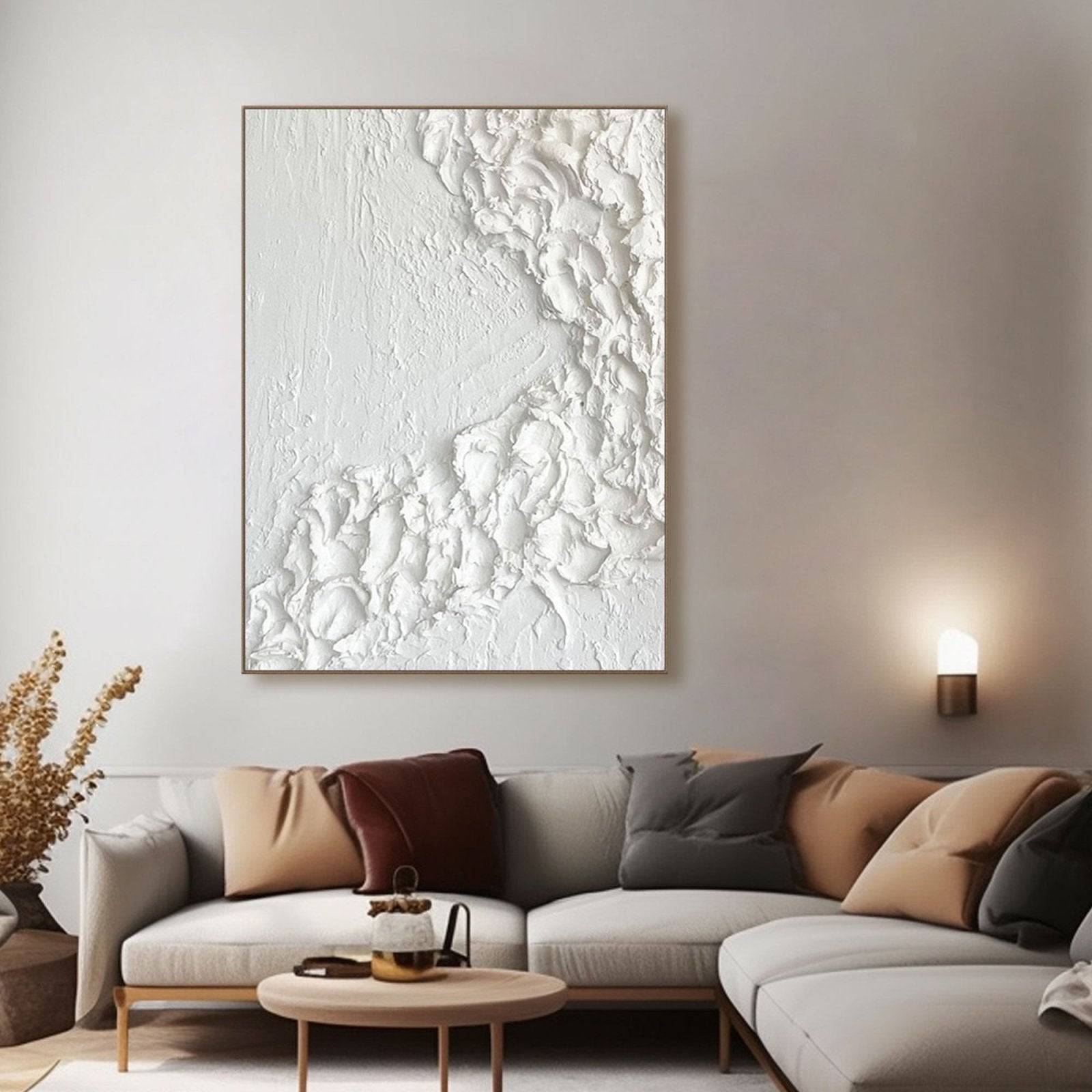 Textured Painting "Winter's Embrace"