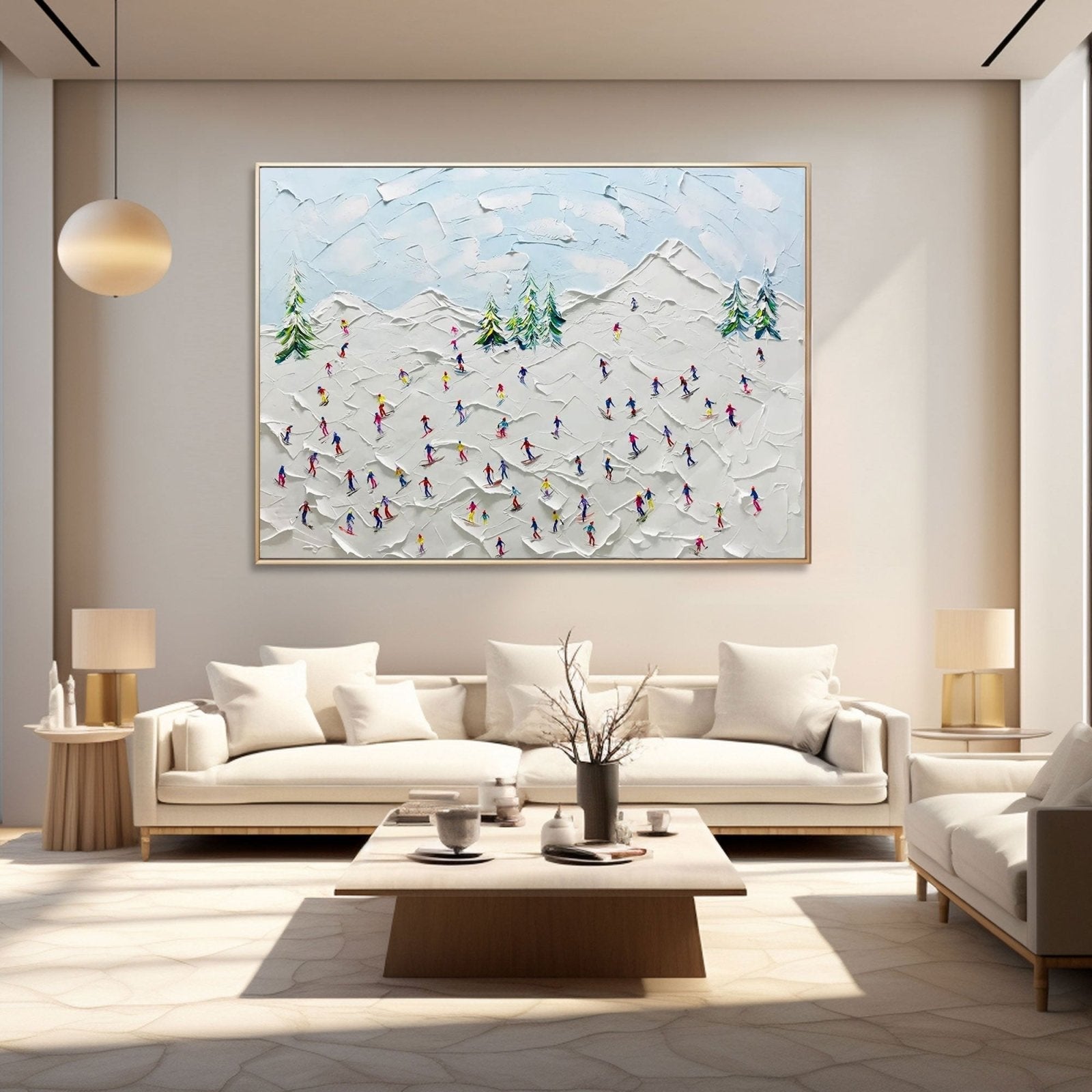 Textured Painting "Winter's Joy“