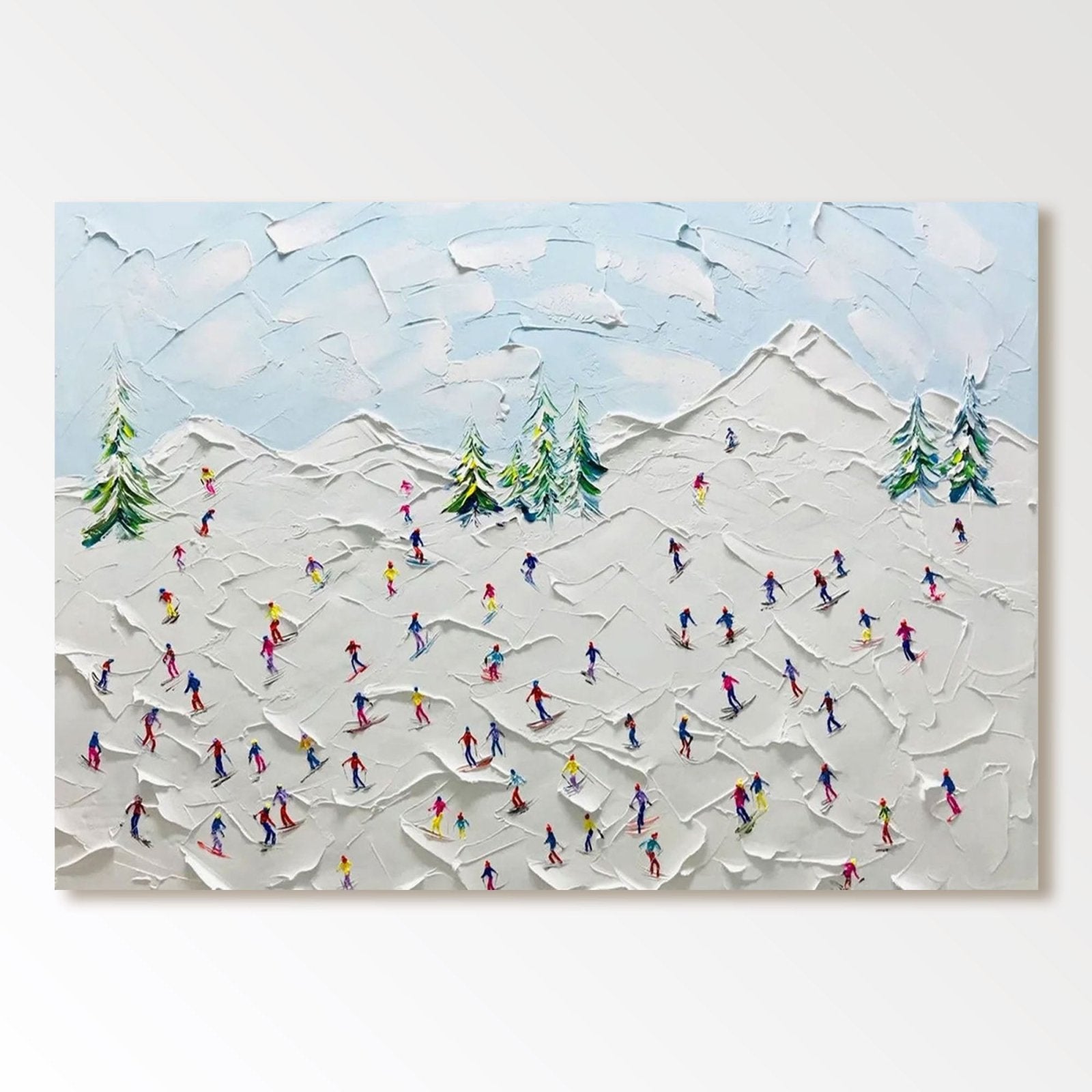 Textured Painting "Winter's Joy“