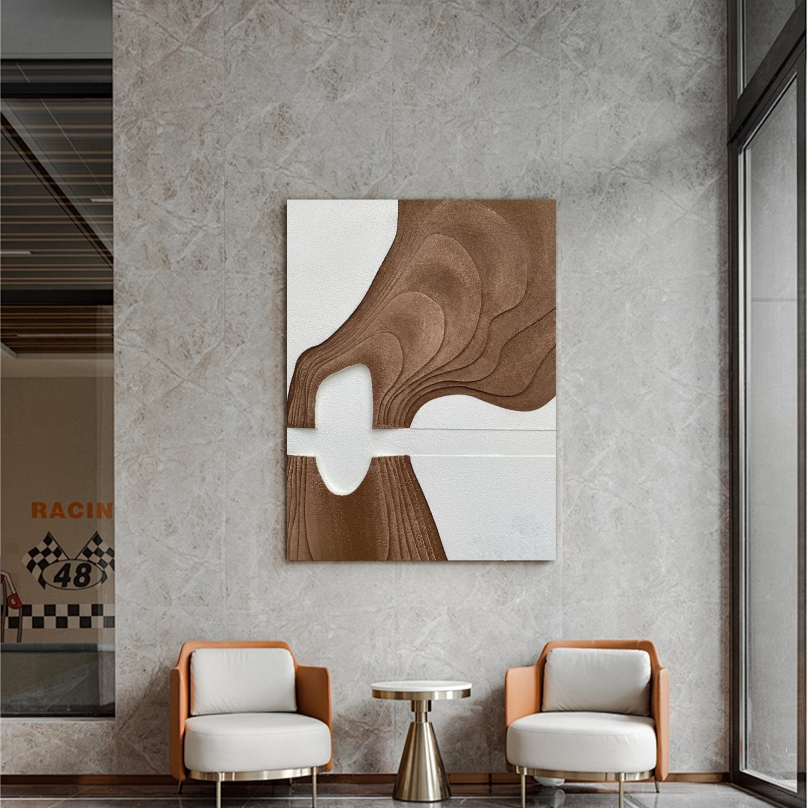 Textured Plaster Painting "Dune"
