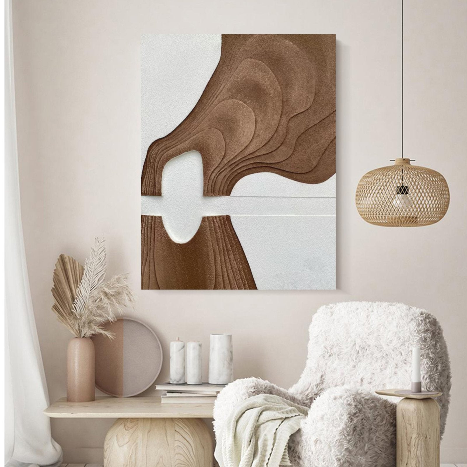 Textured Plaster Painting "Dune"