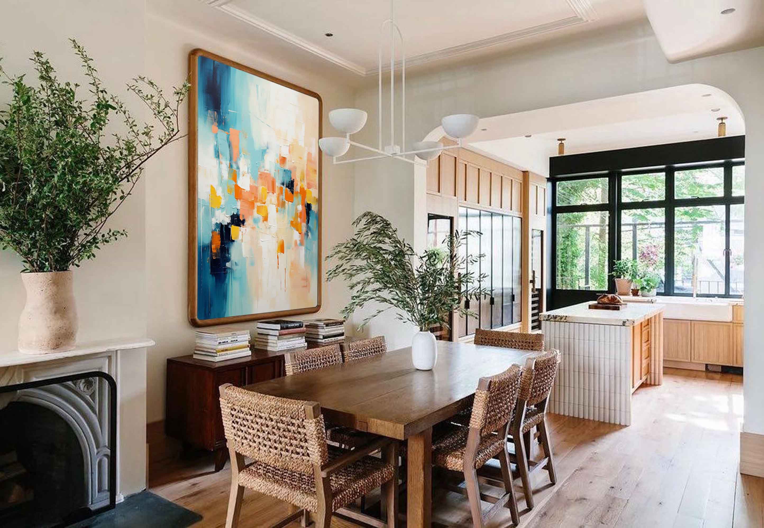 Abstract Canvas Art #AB227