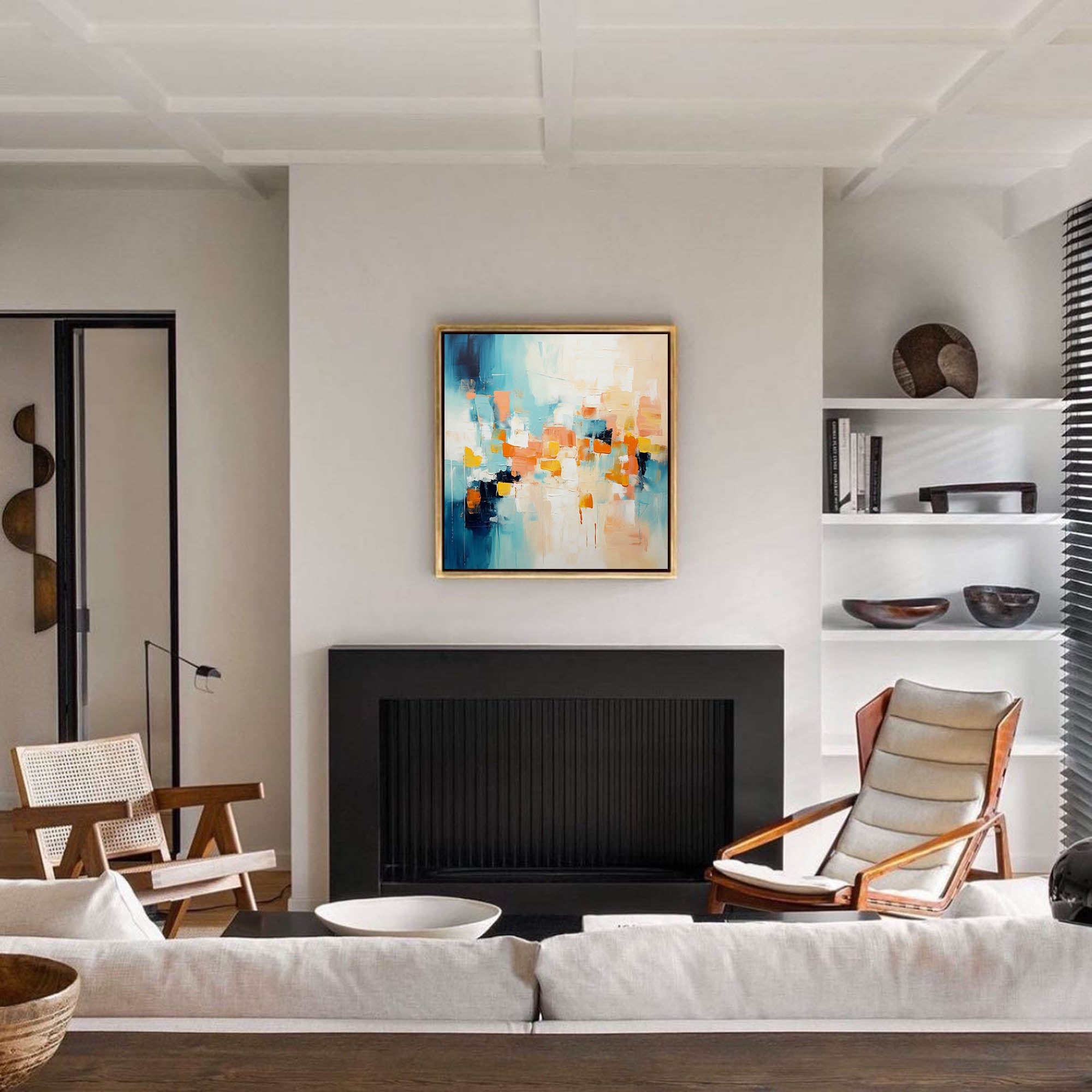 Abstract Canvas Art #AB227