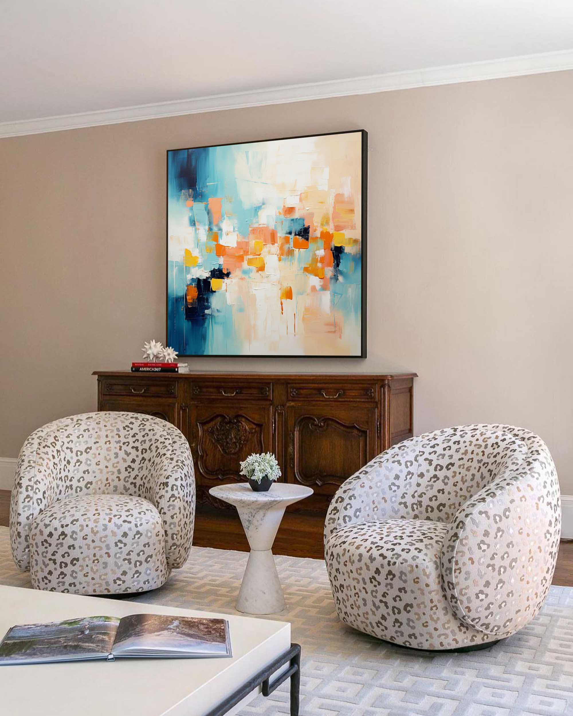 Abstract Canvas Art #AB227