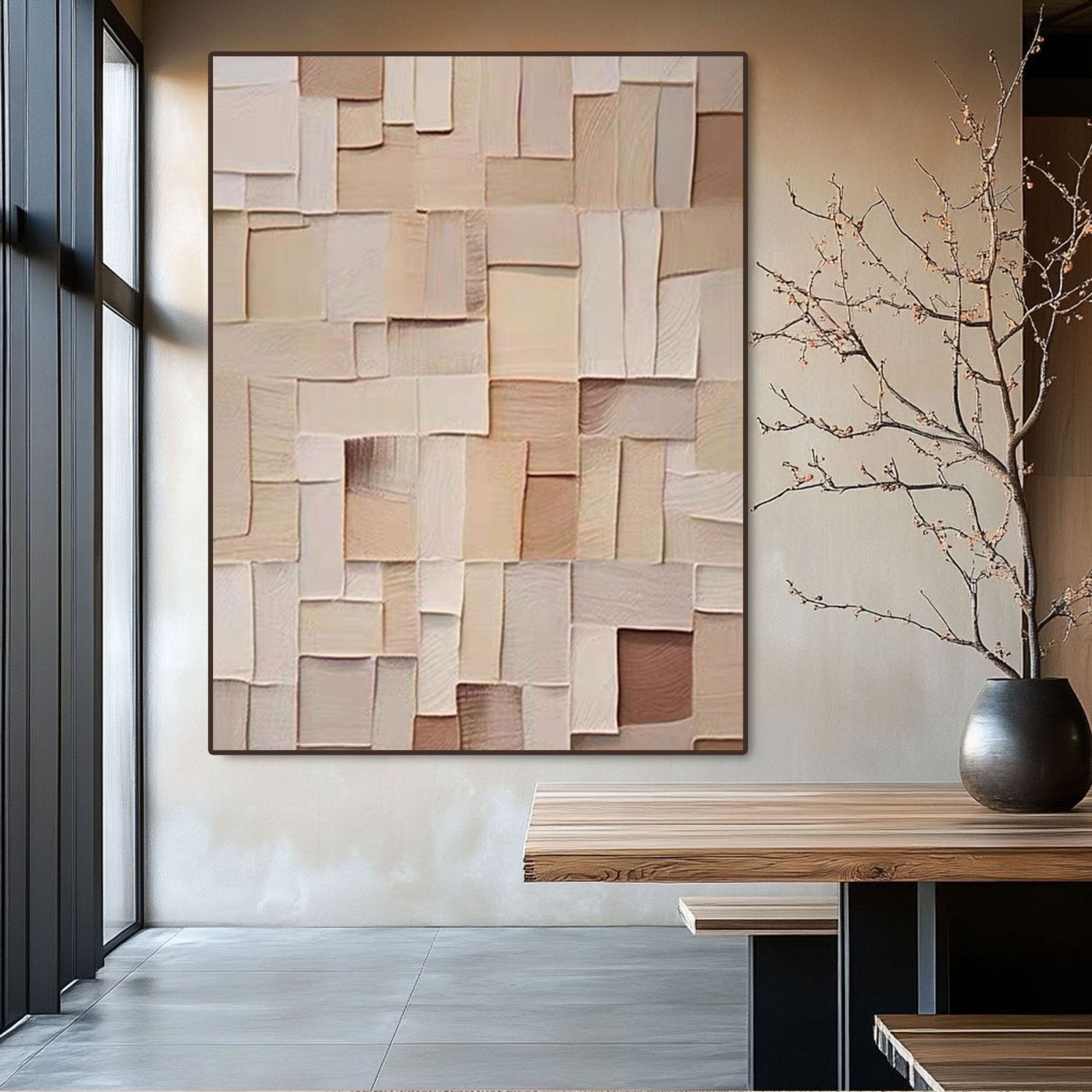 Wabi Sabi "Carrés Silencieux"