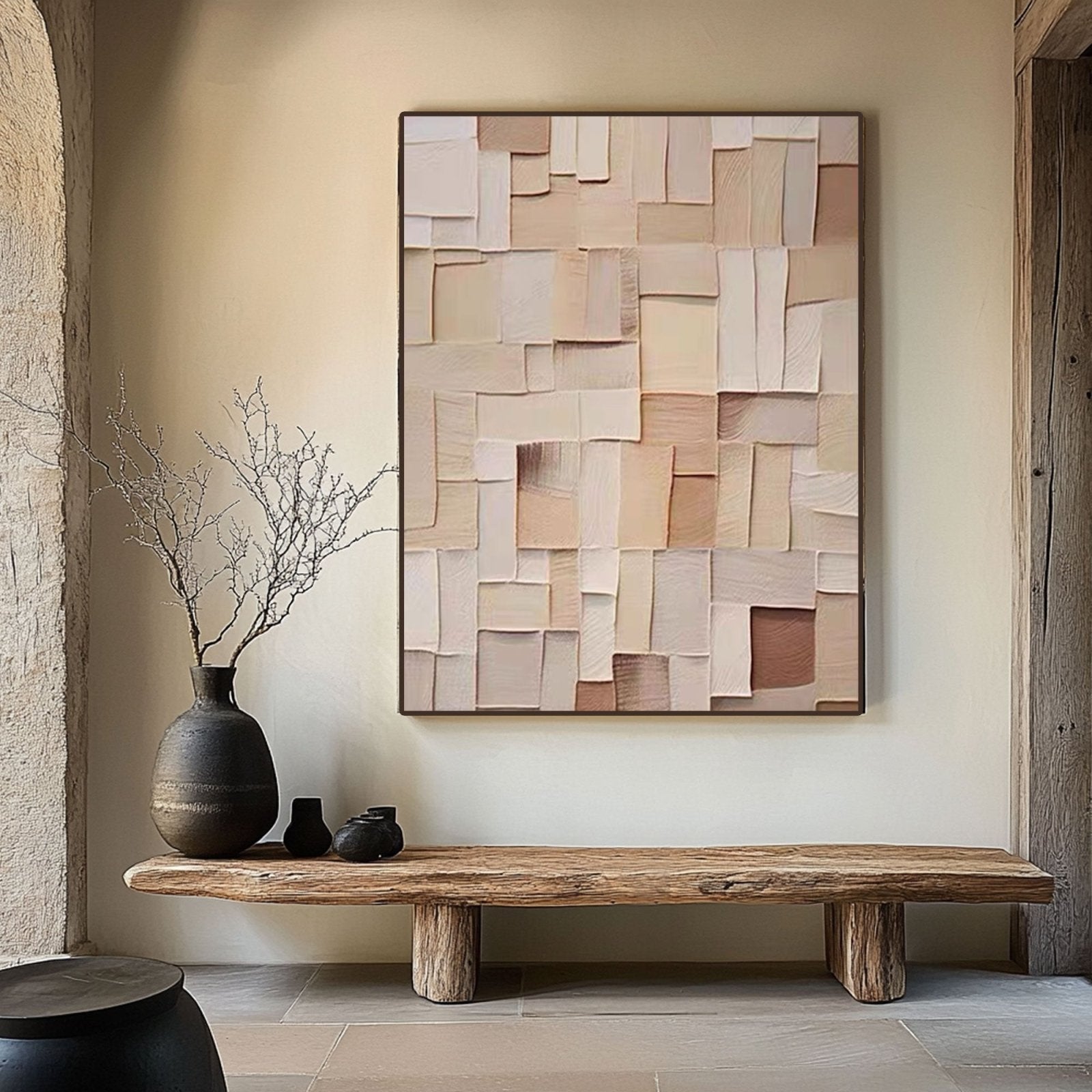 Wabi Sabi "Carrés Silencieux"