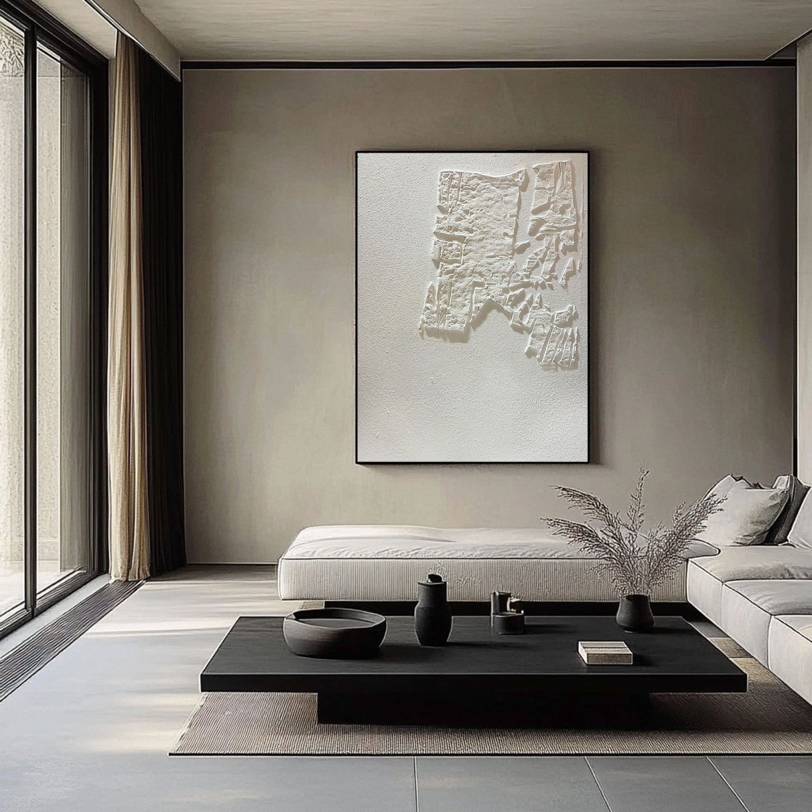 Wabi Sabi maleri "Adèle Fragmentée"