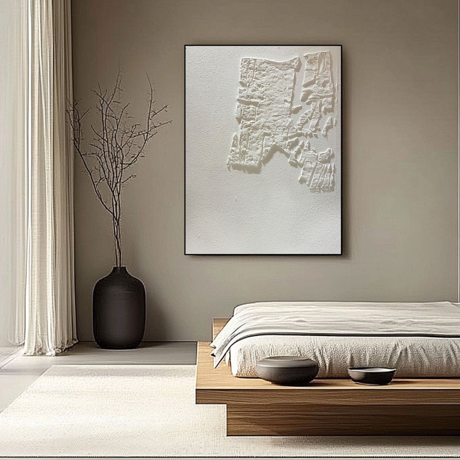 Wabi Sabi maleri "Adèle Fragmentée"