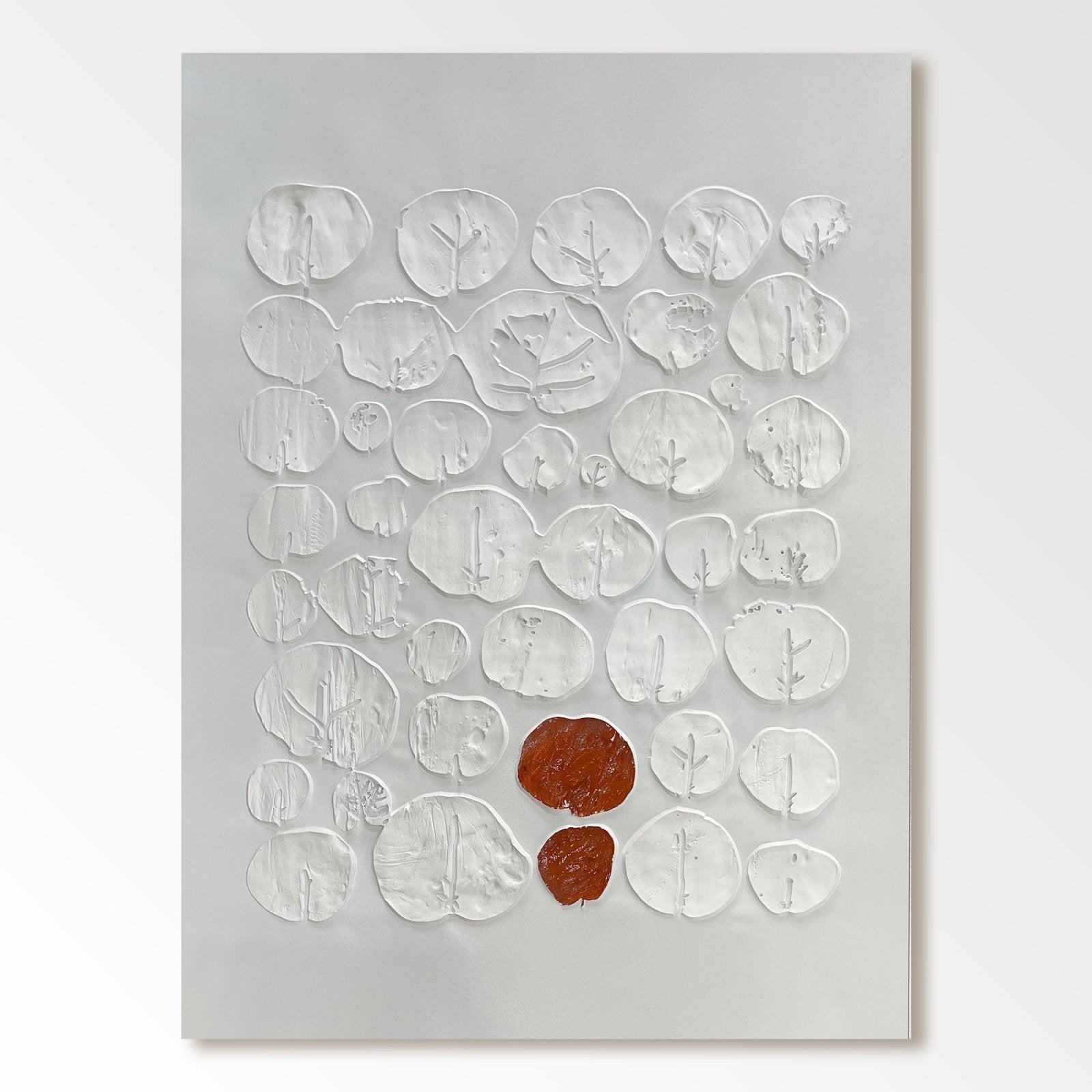 Wabi Sabi maleri "Adèle Saphir"