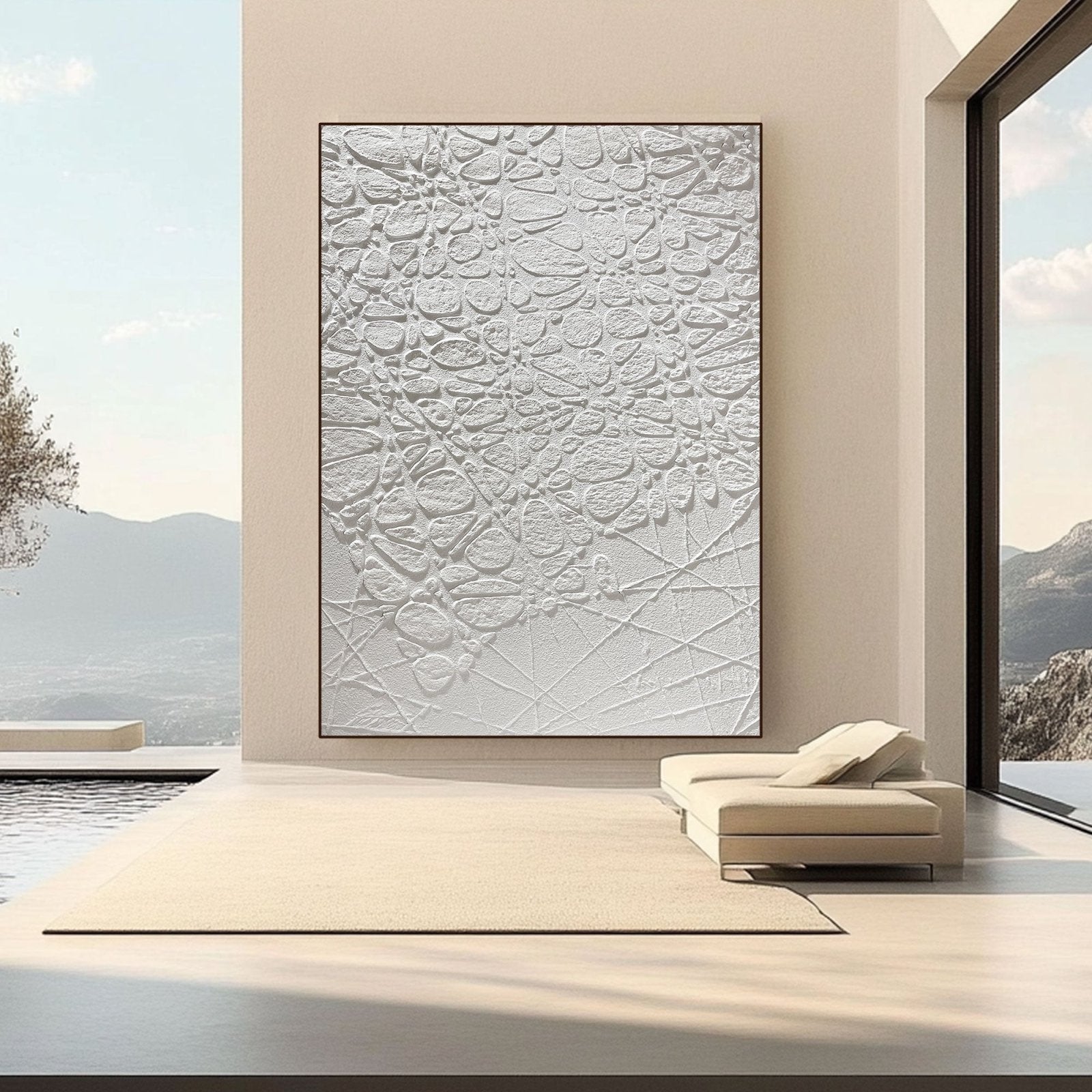 Wabi Sabi maleri "Alba Silencieuse"