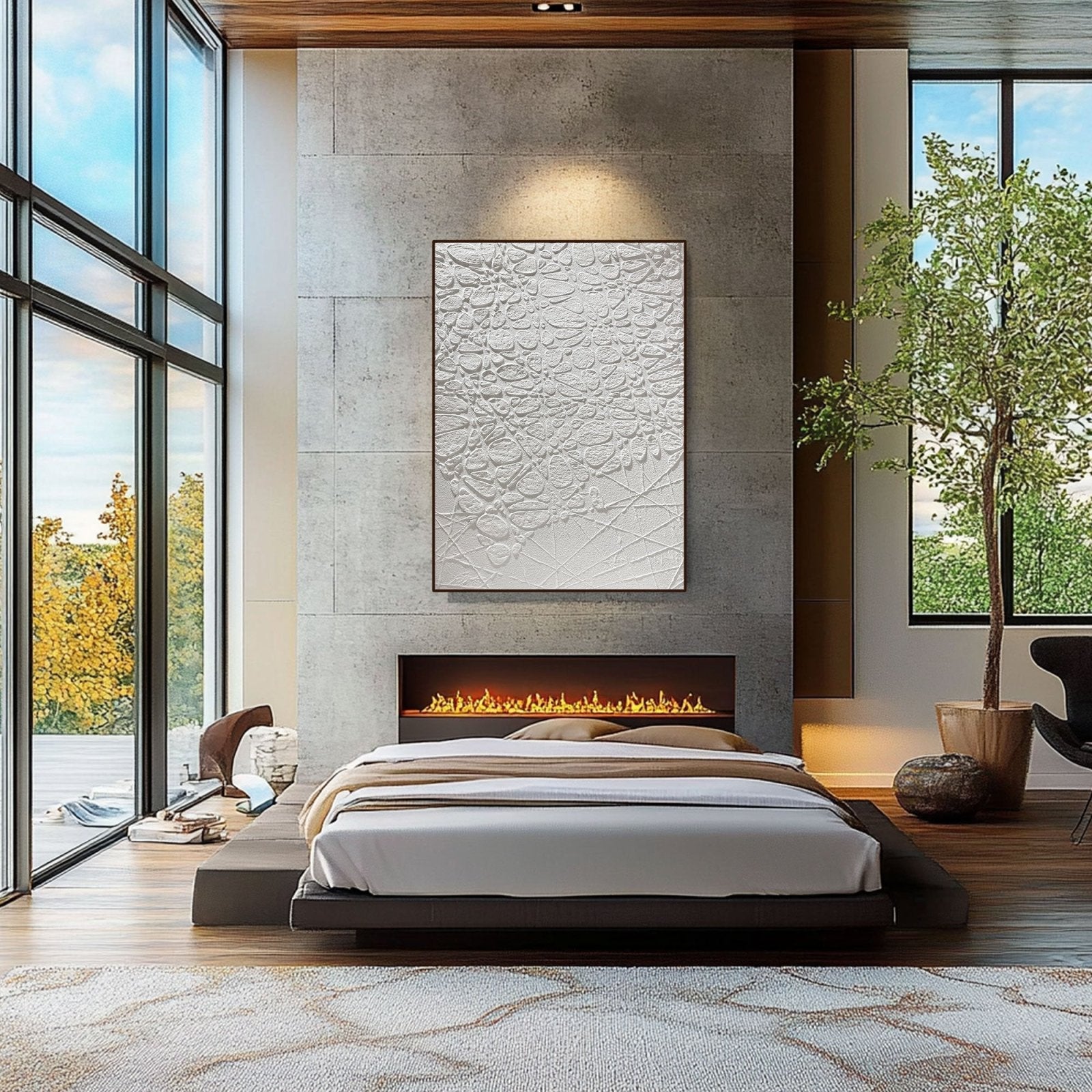 Wabi Sabi maleri "Alba Silencieuse"