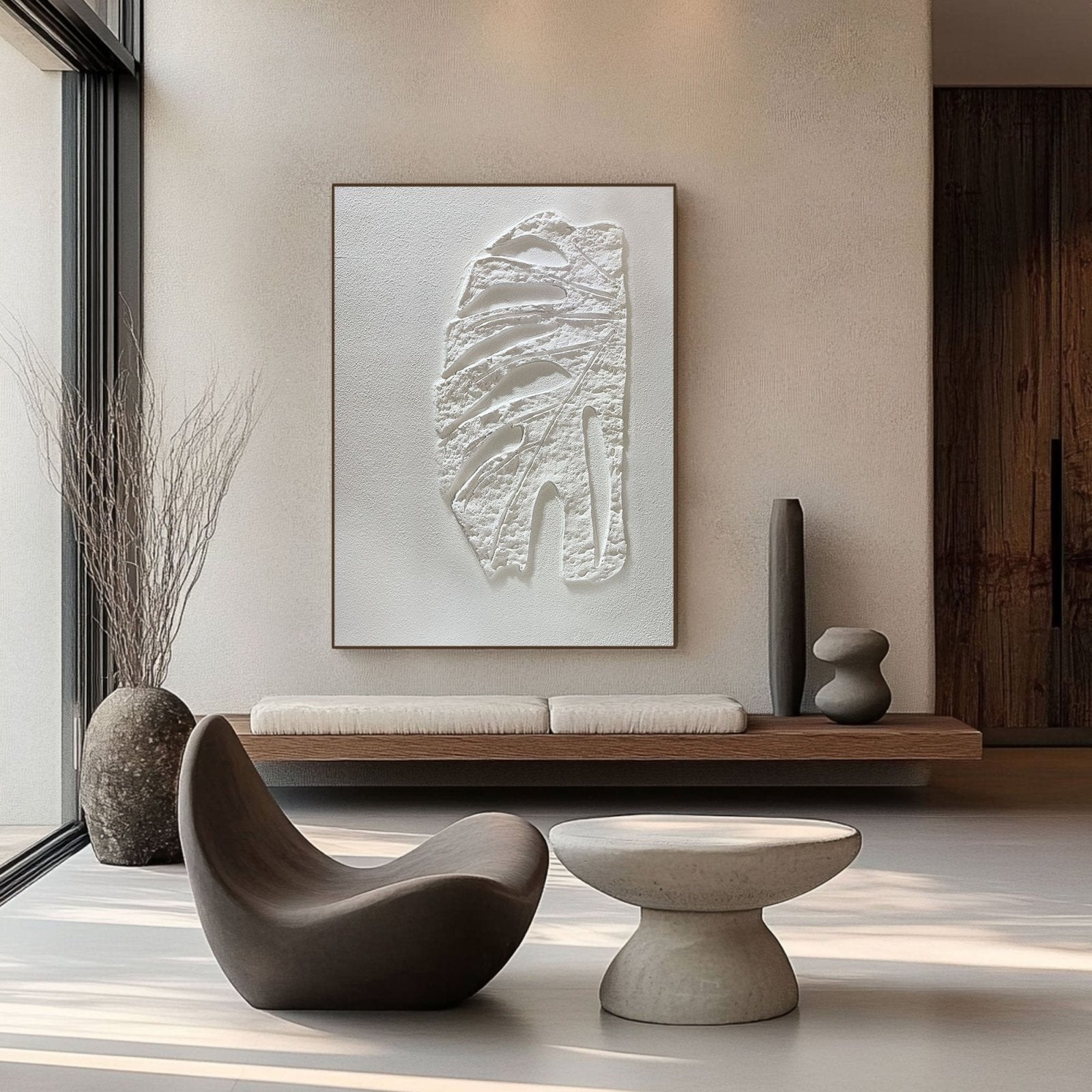 Wabi Sabi maleri "Amélie Blanche"