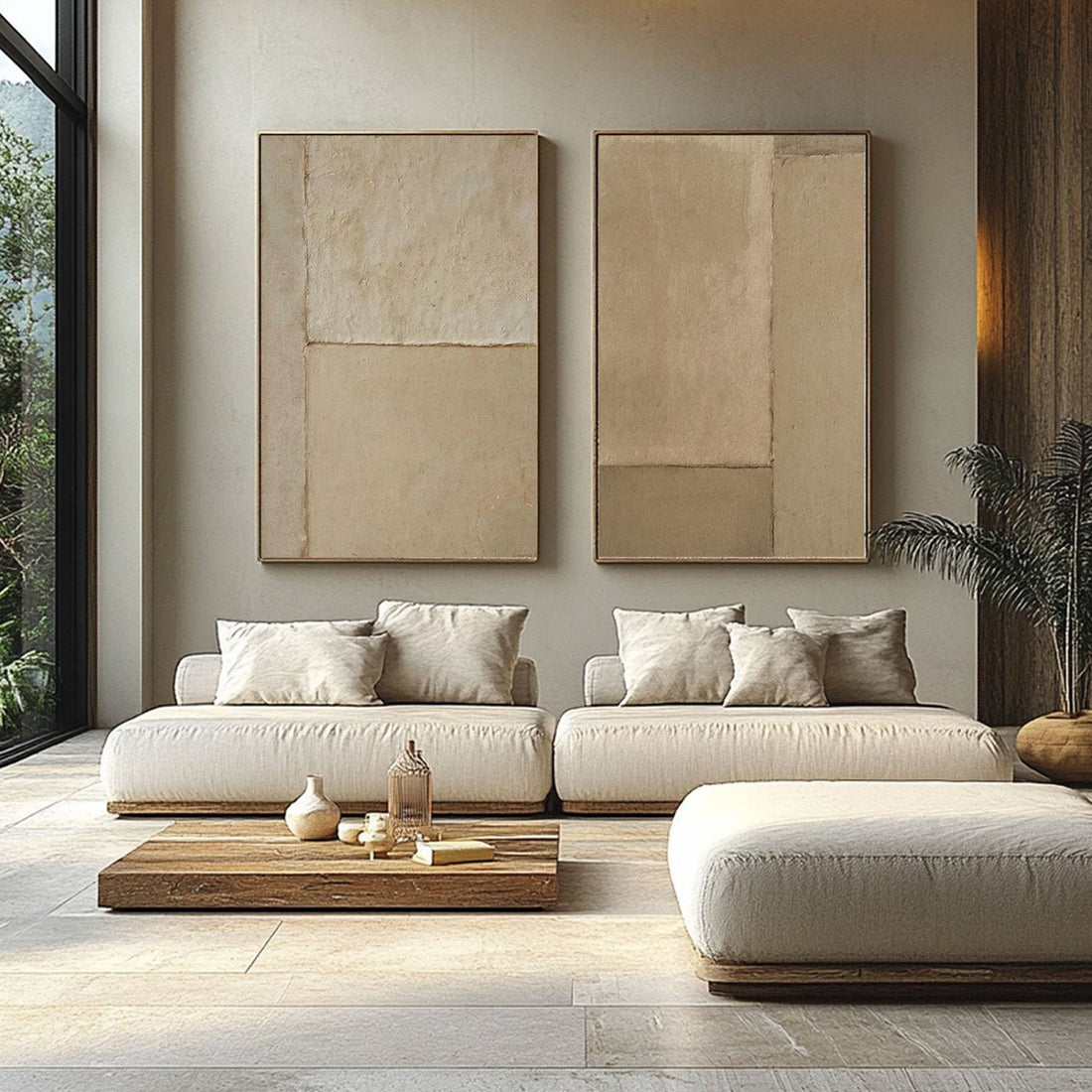 Wabi Sabi Painting "Amélie Pierre”