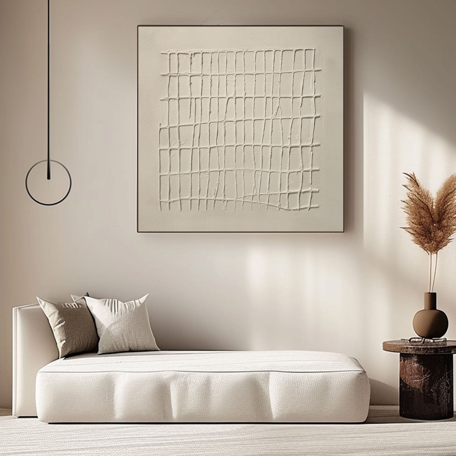 Wabi Sabi Painting "Aurélie Linéaire”