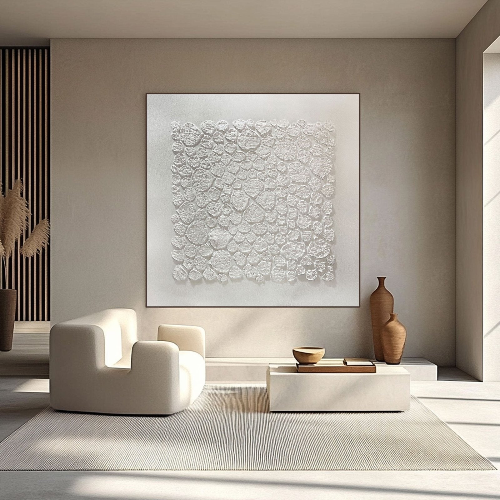 Wabi Sabi Painting "Auréline Symétrie“