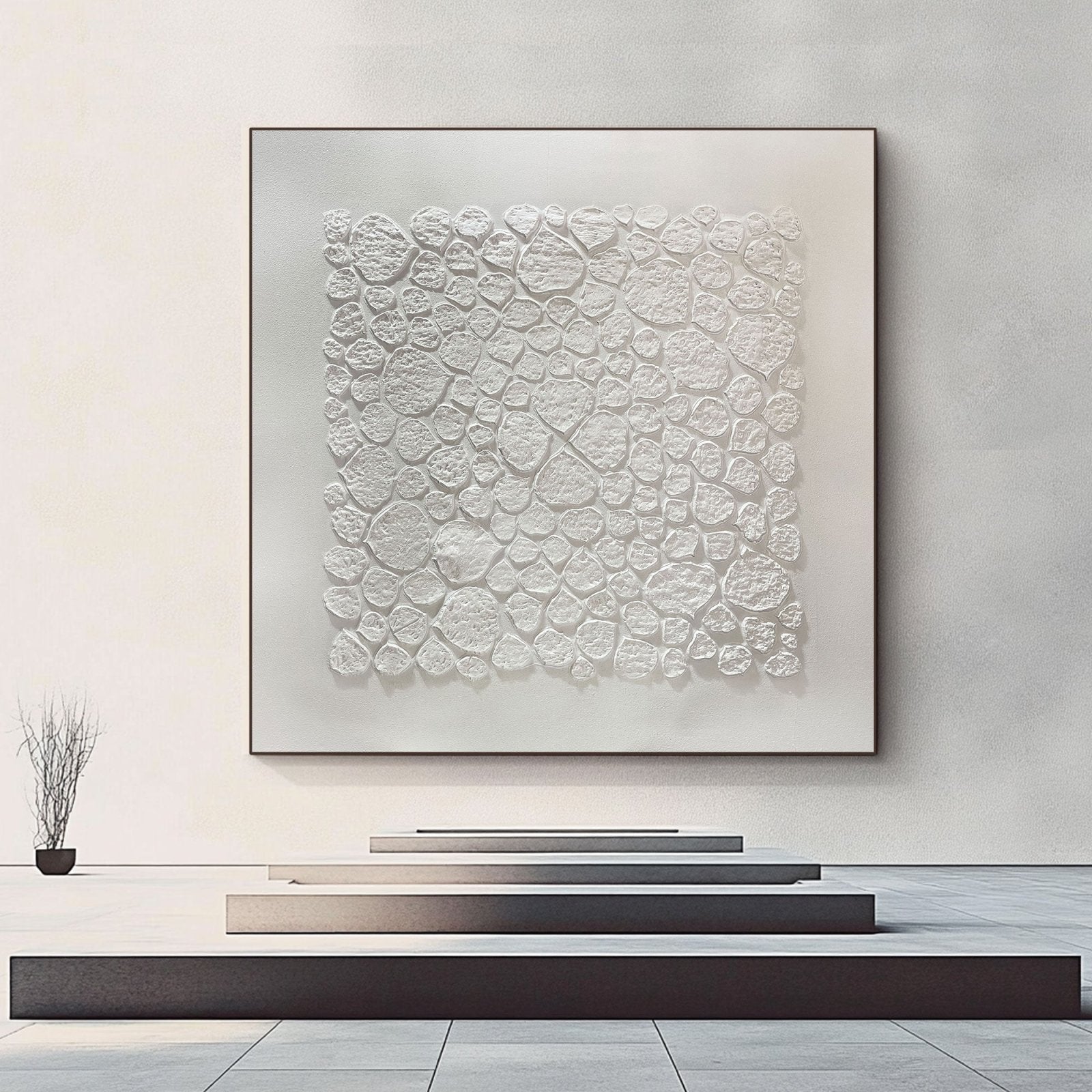 Wabi Sabi Painting "Auréline Symétrie“