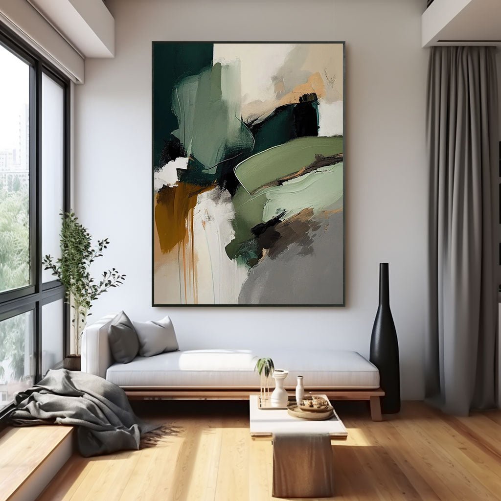 Wabi Sabi maleri "Caos Sereno"