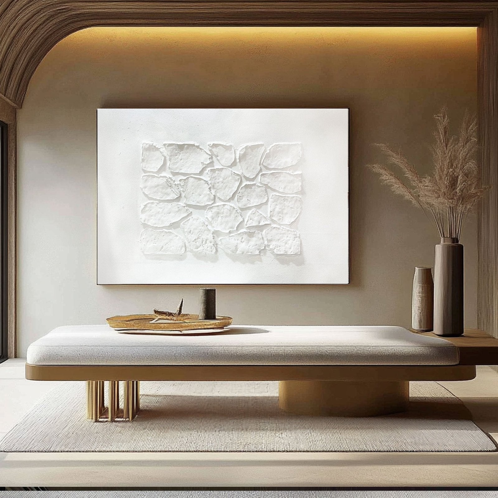 Wabi Sabi Painting "Clara Pierreuse”
