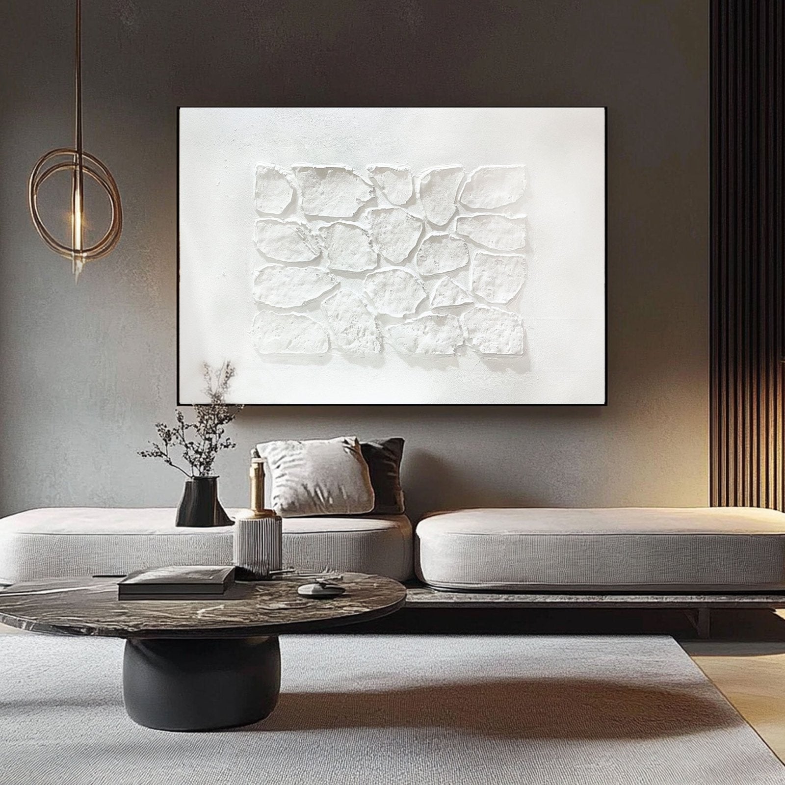 Wabi Sabi Painting "Clara Pierreuse”