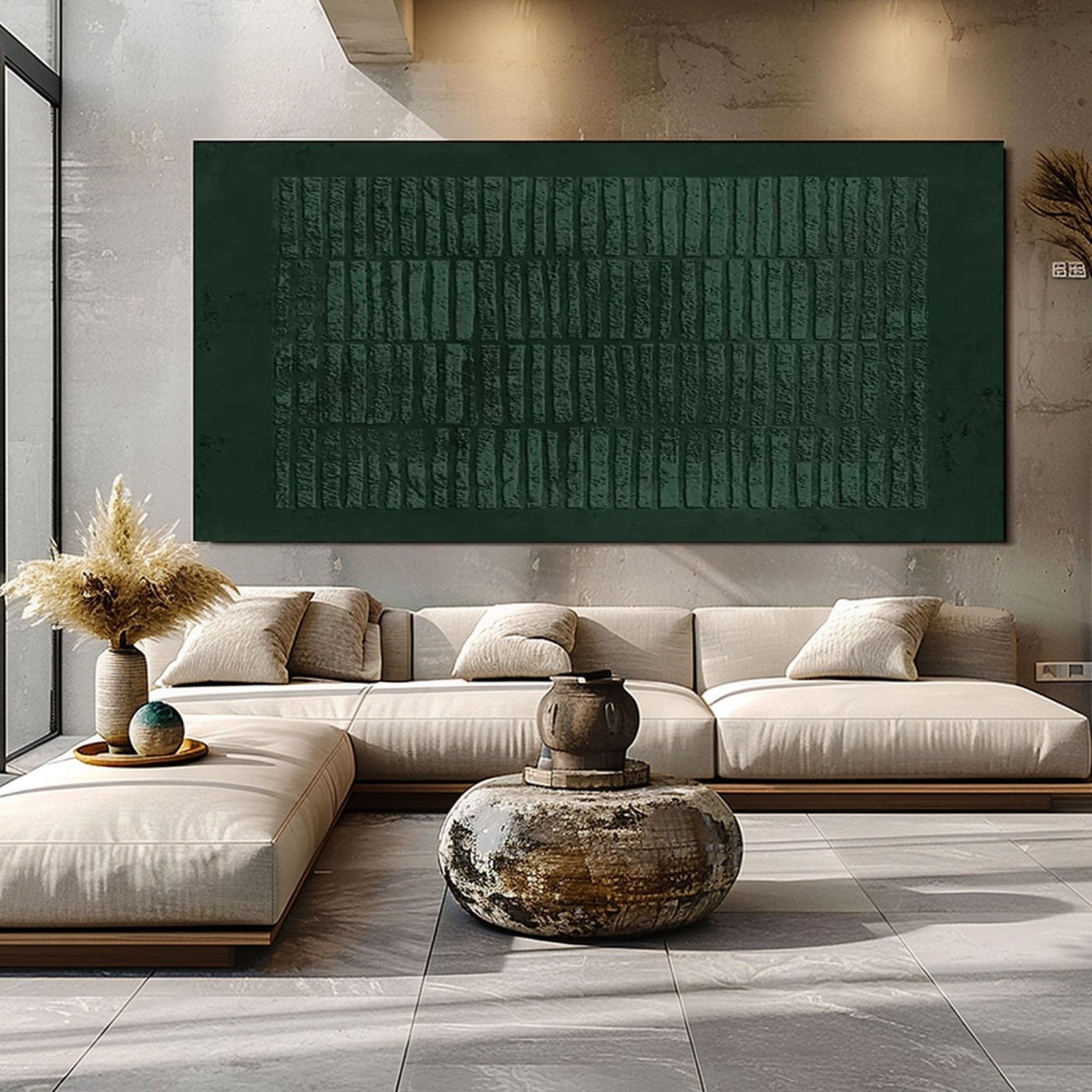 Wabi Sabi Painting "Cl��mence Feuillestre��
