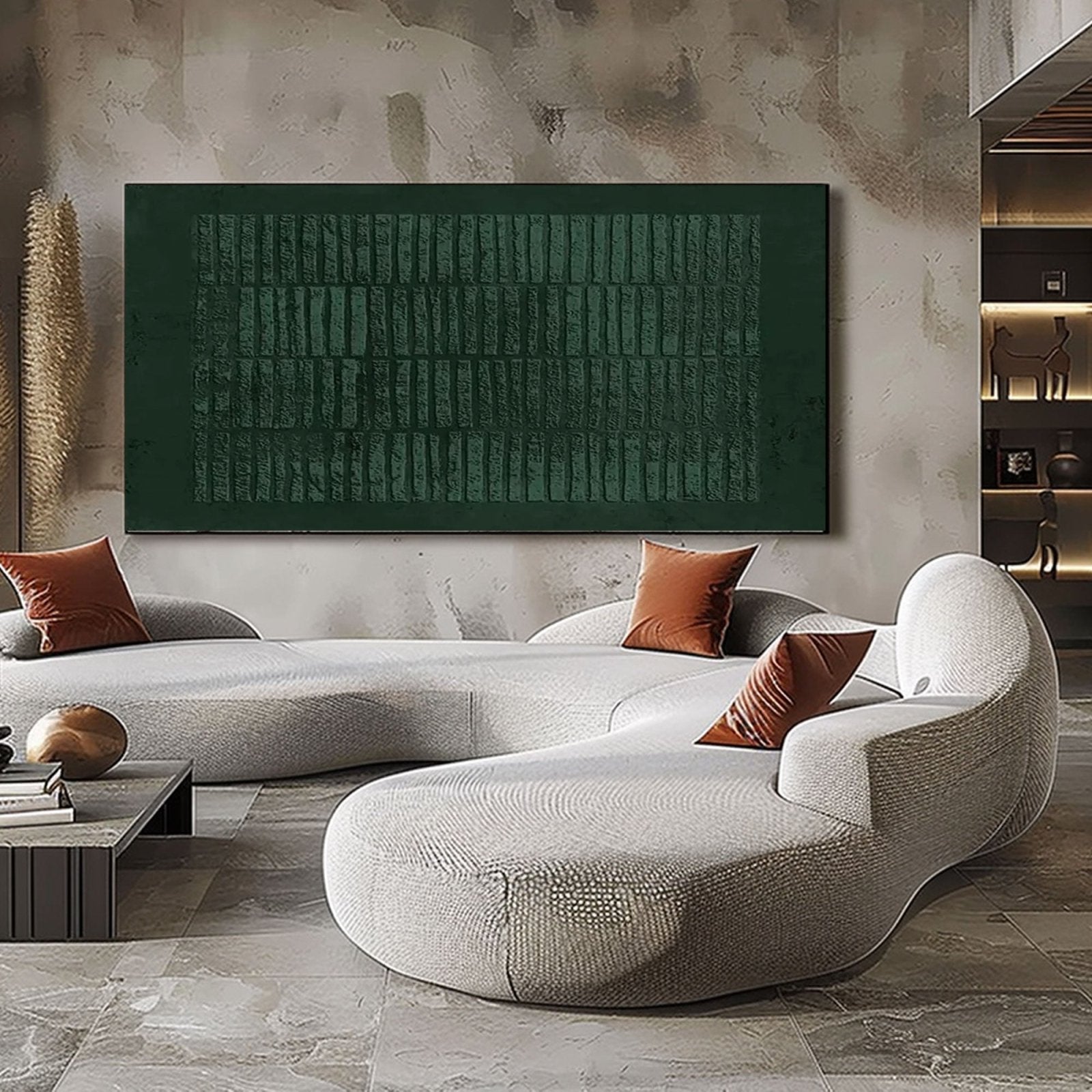 Wabi Sabi Painting "Cl��mence Feuillestre��