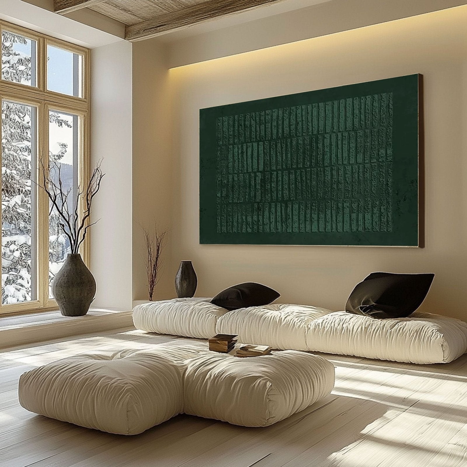 Wabi Sabi Painting "Cl��mence Feuillestre��