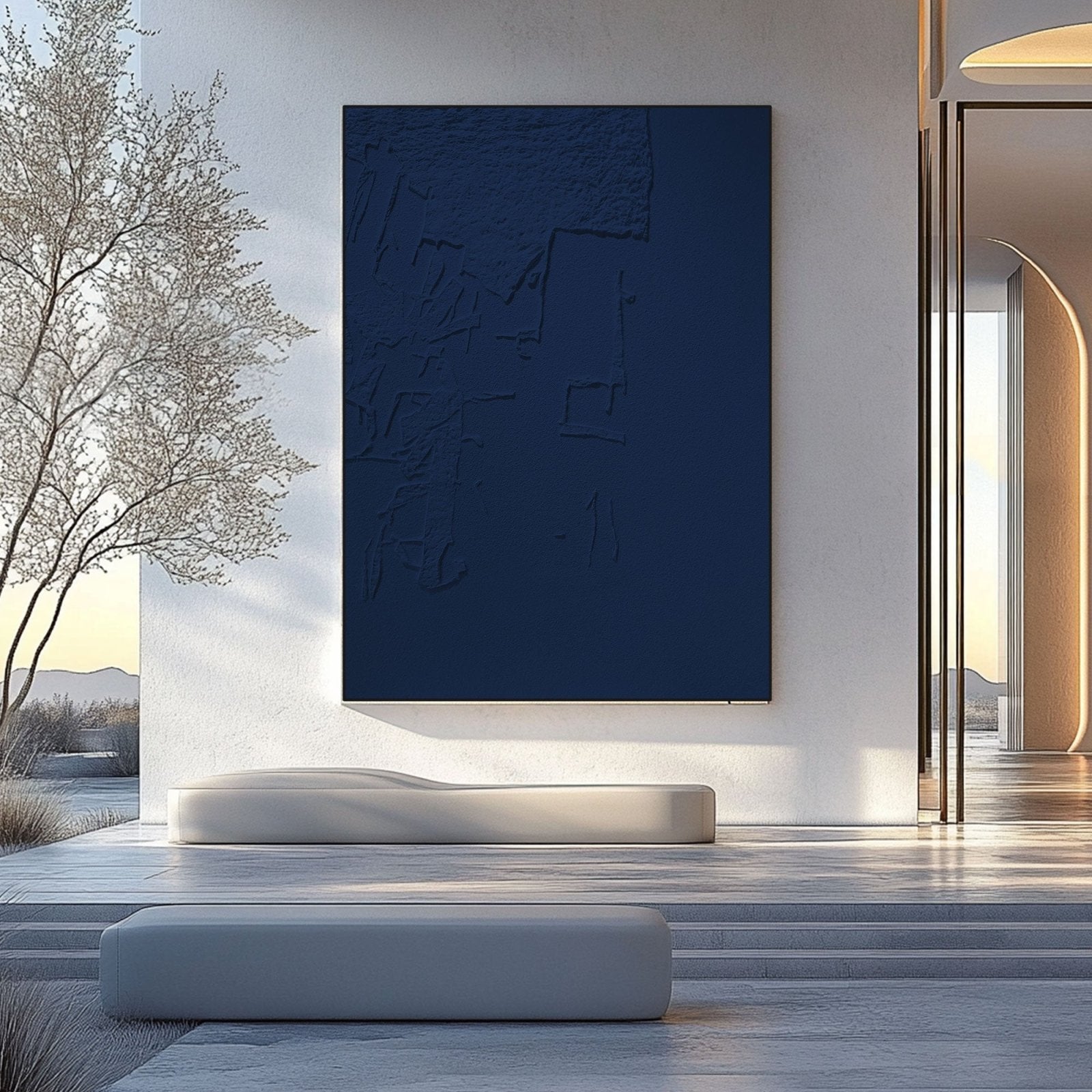 Wabi Sabi Painting "Damien Enfoui”