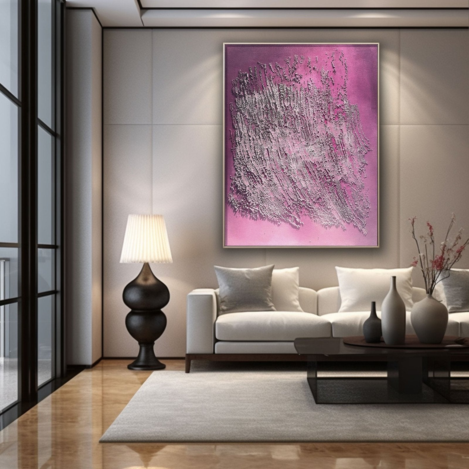 Wabi Sabi Painting "Écho Silencieux”