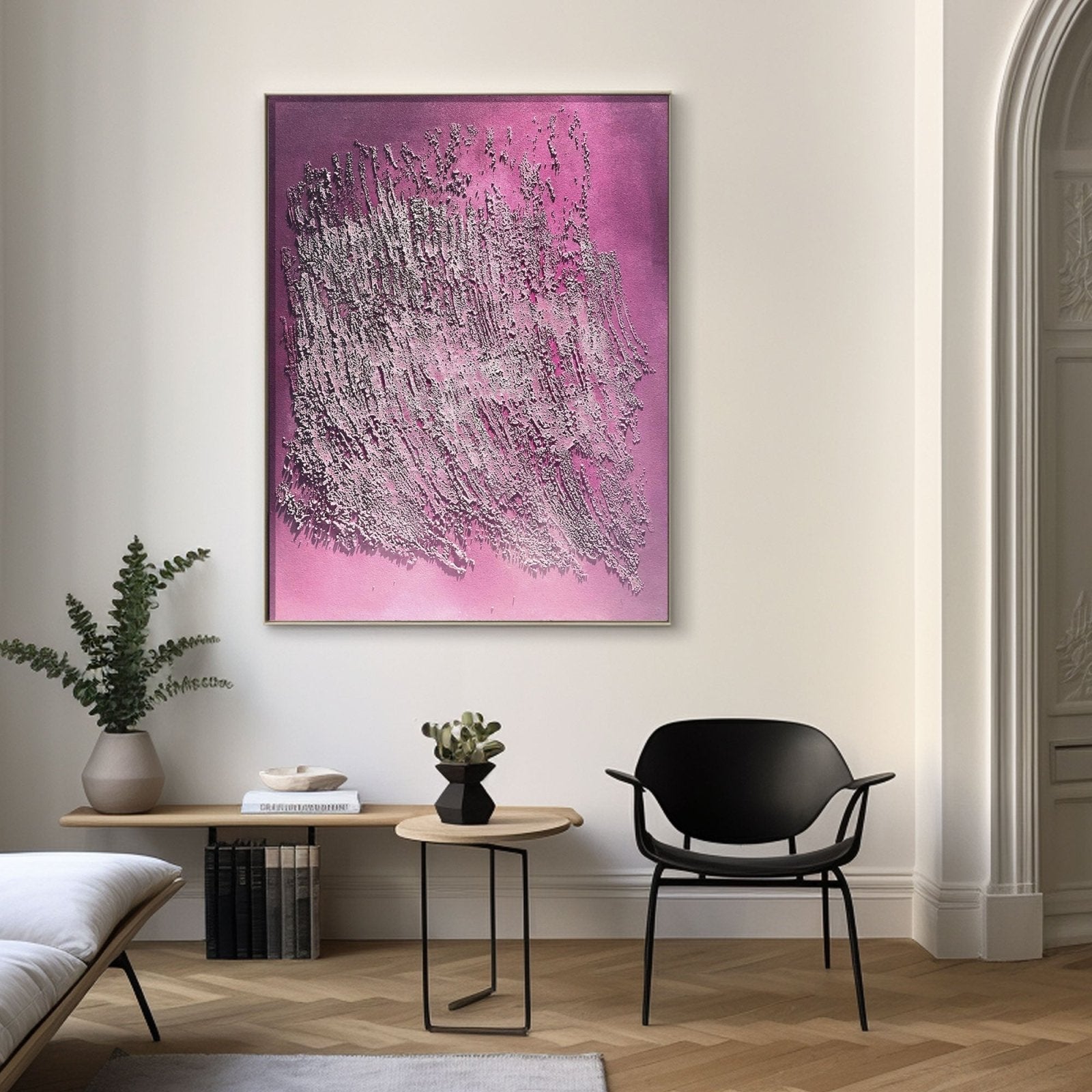 Wabi Sabi Painting "Écho Silencieux”