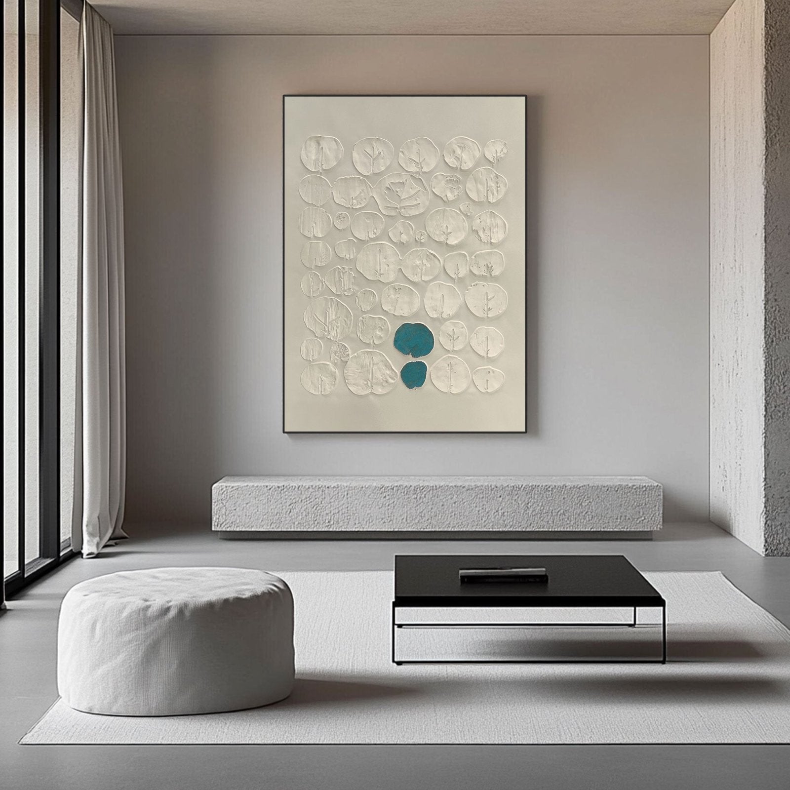 Wabi Sabi maleri "Élodie Unique"