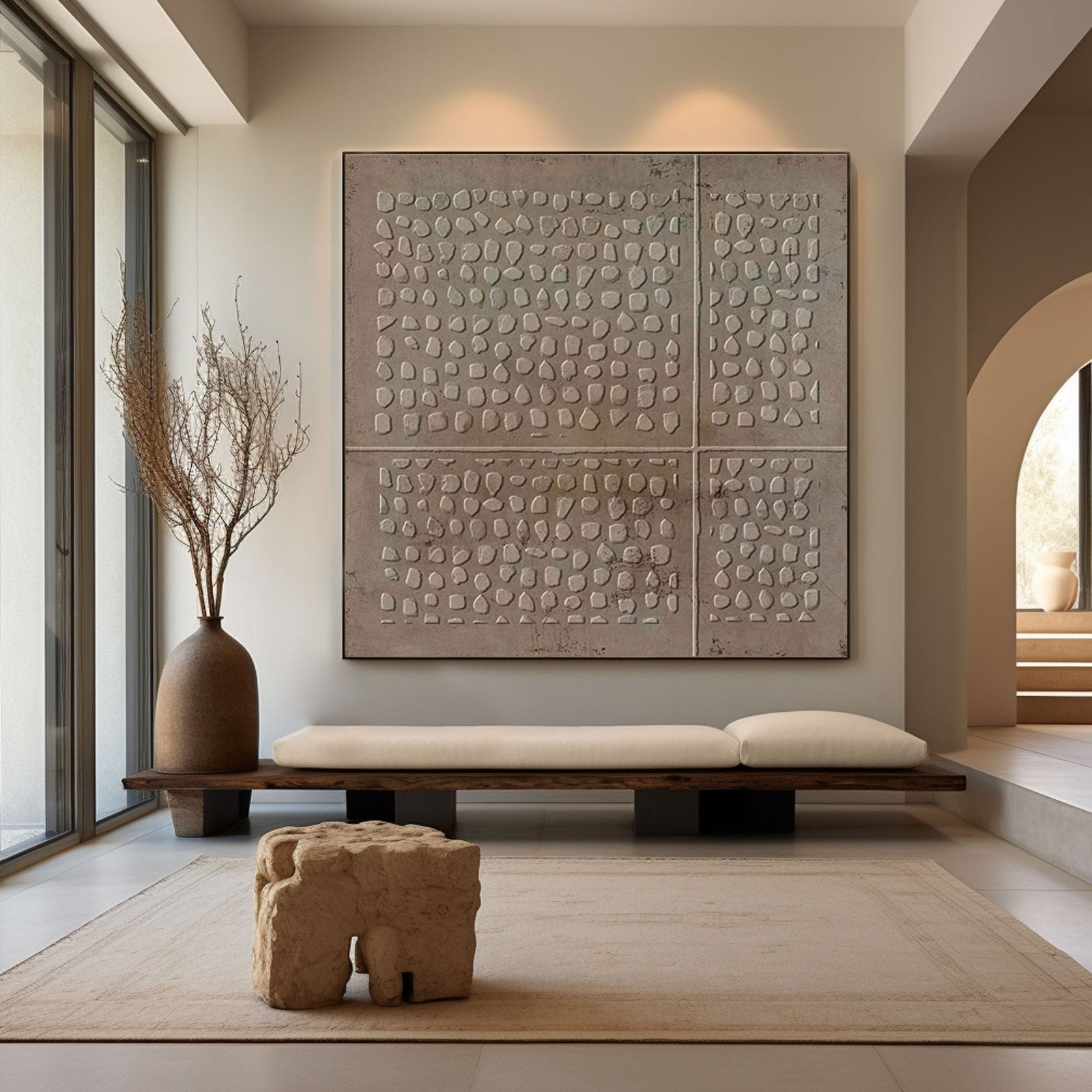 Wabi Sabi Painting "Elysian"