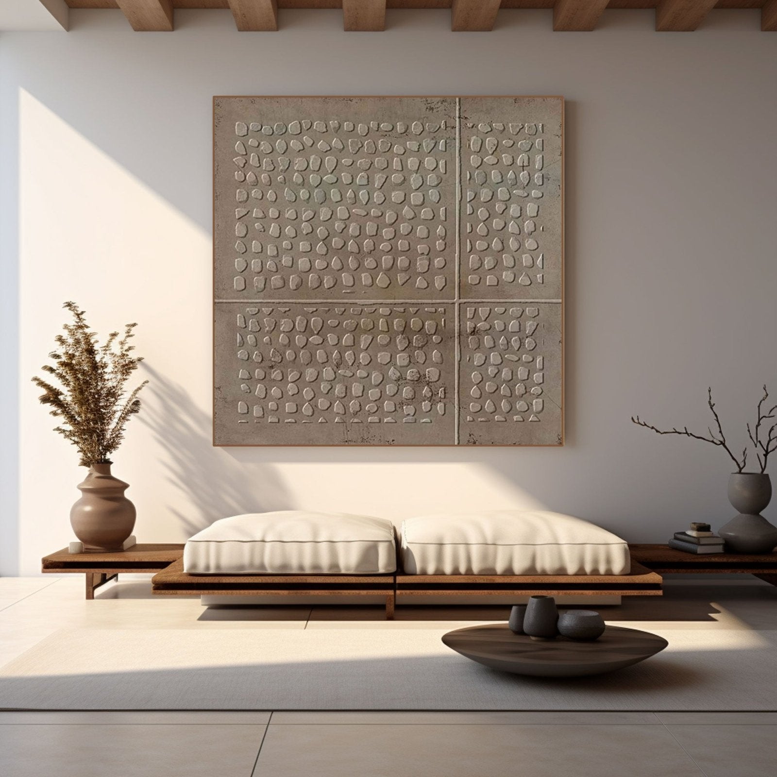 Wabi Sabi Painting "Elysian"