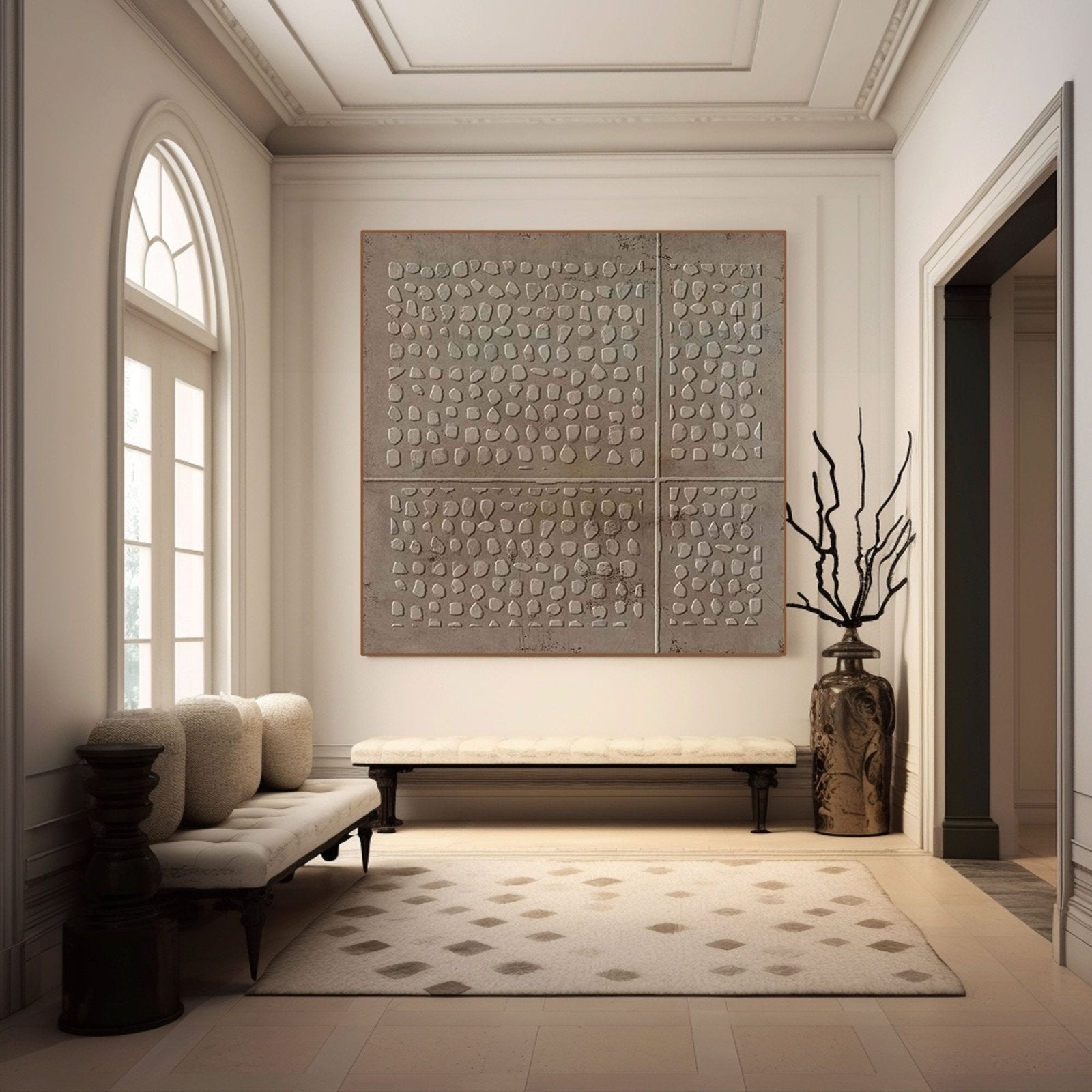 Wabi Sabi Painting "Elysian"