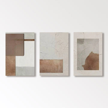 Wabi Sabi Painting "Espacio Rasgado"