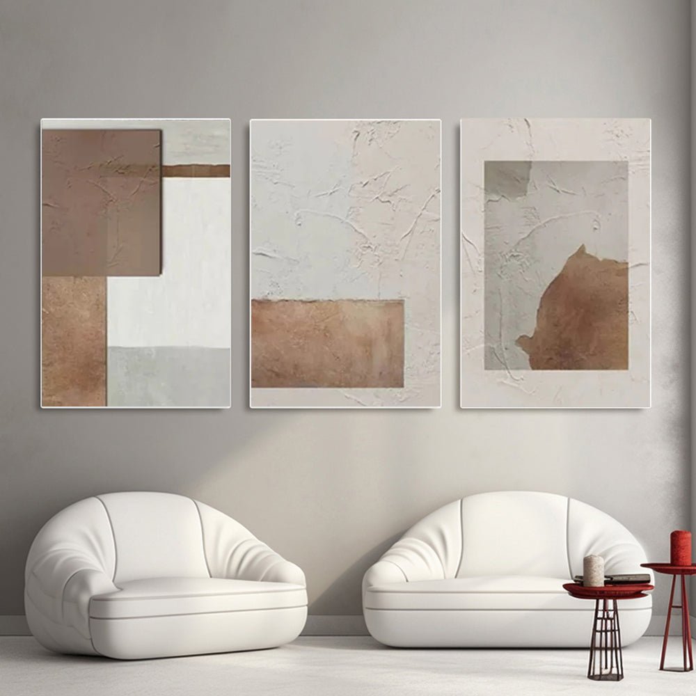 Wabi Sabi Painting "Espacio Rasgado"