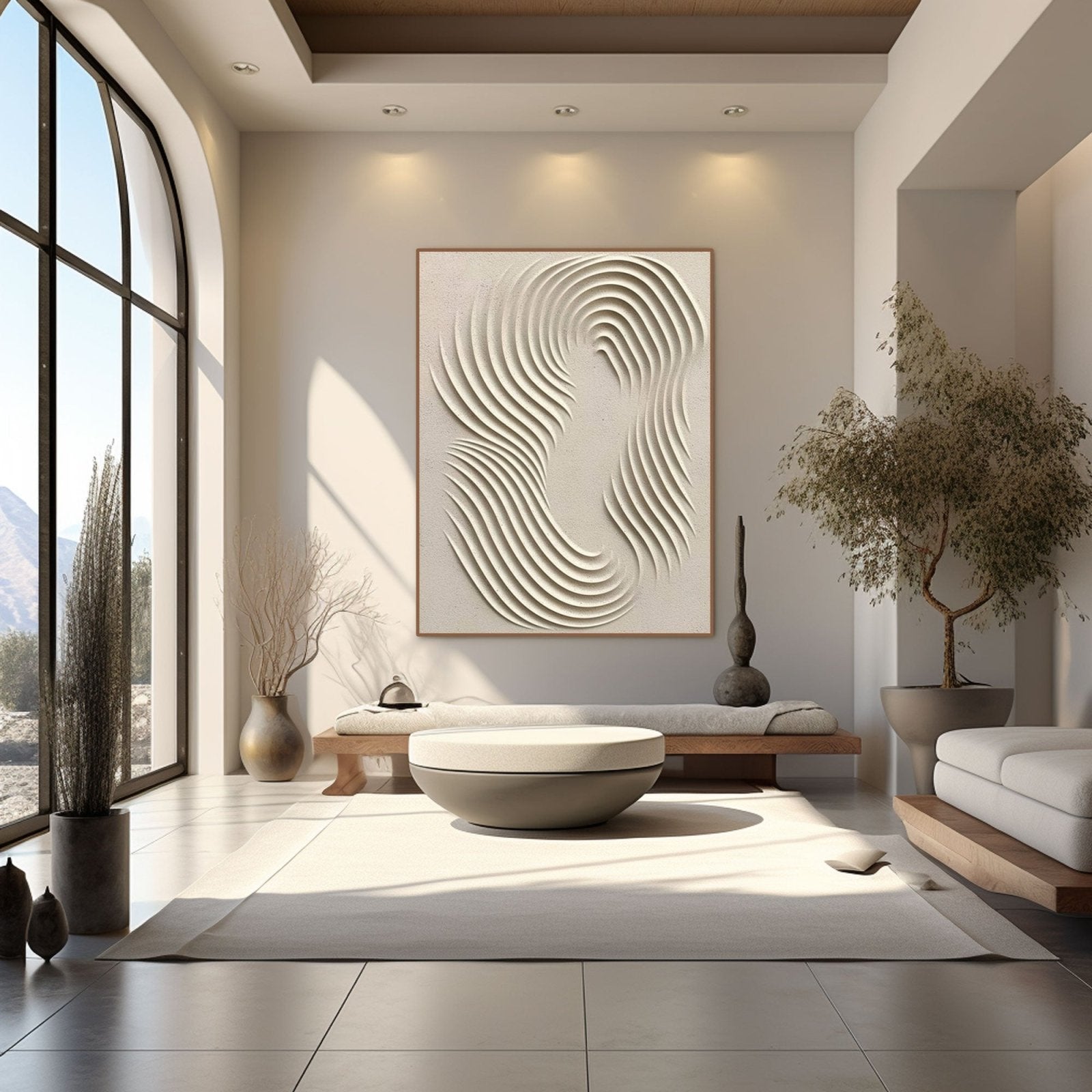 Wabi Sabi Painting "Eternity"