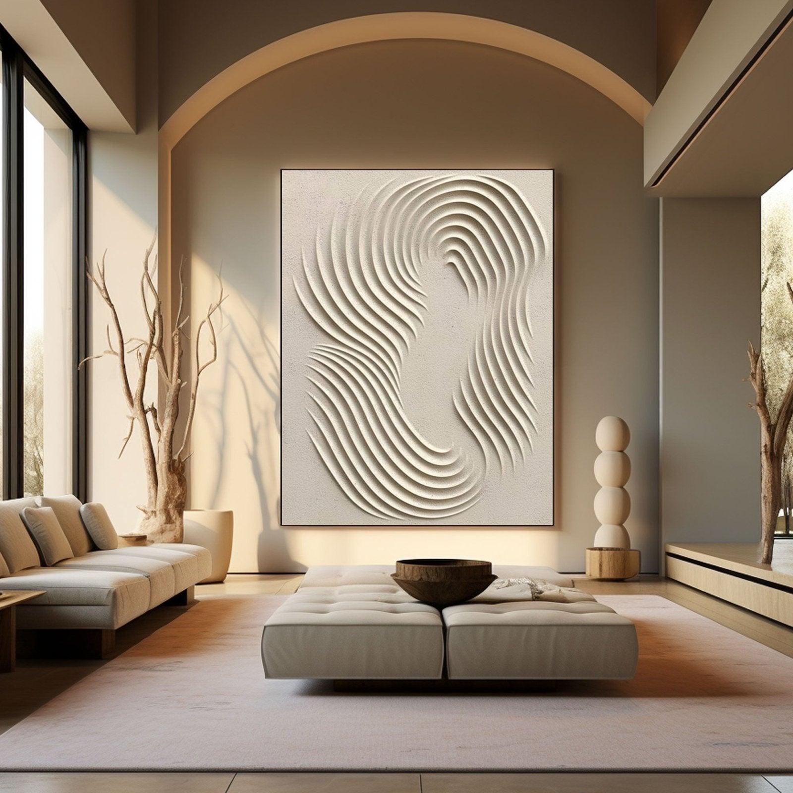 Wabi Sabi Painting "Eternity"