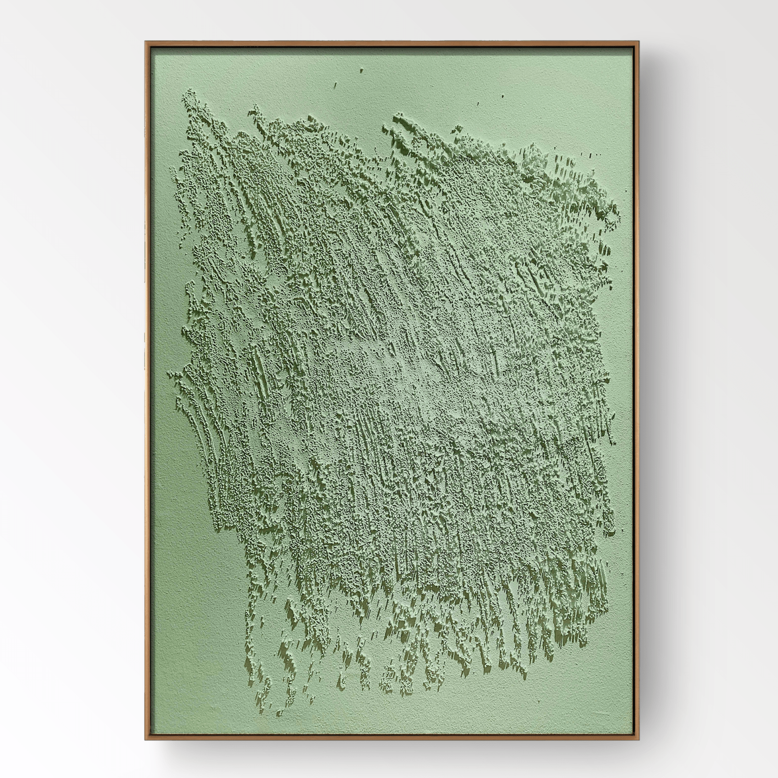 Wabi Sabi Gemälde „Éveil Silencieux“