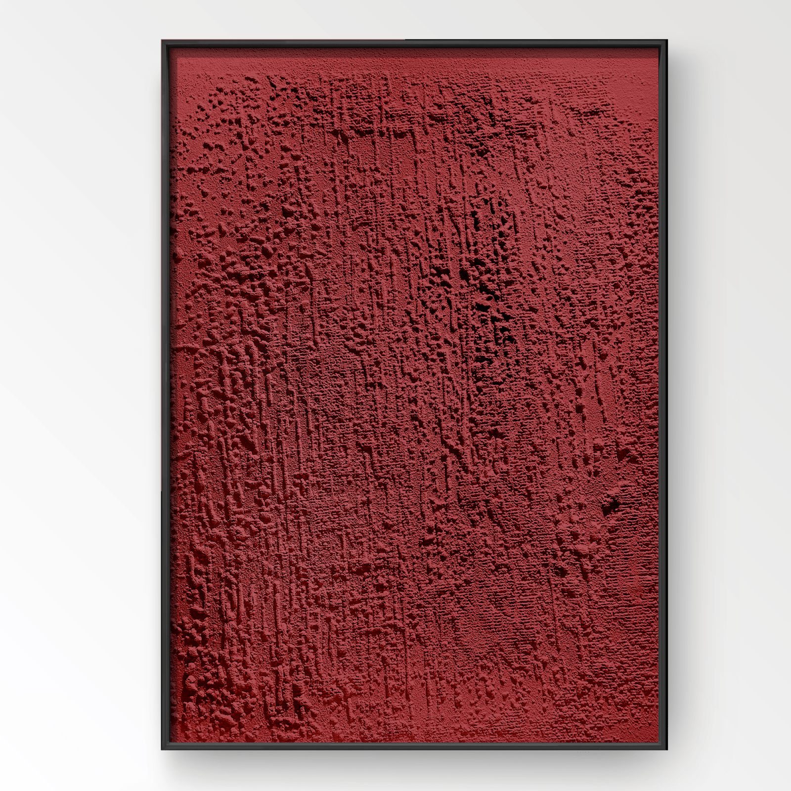 Wabi Sabi Gemälde „Feu Intérieur“