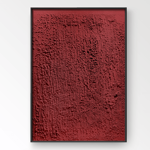Wabi Sabi Gemälde „Feu Intérieur“