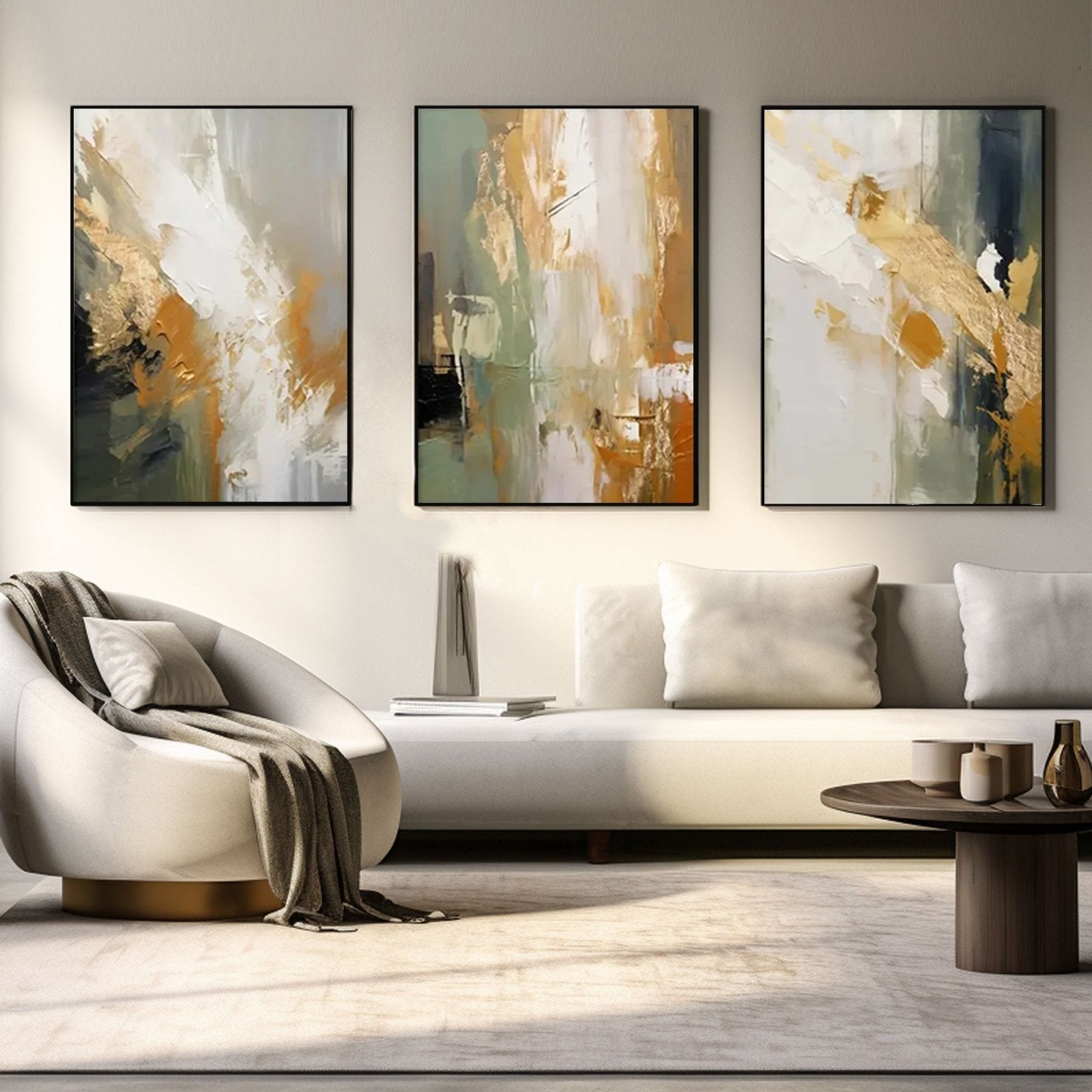 Wabi Sabi Painting "Frontera Cambiante"