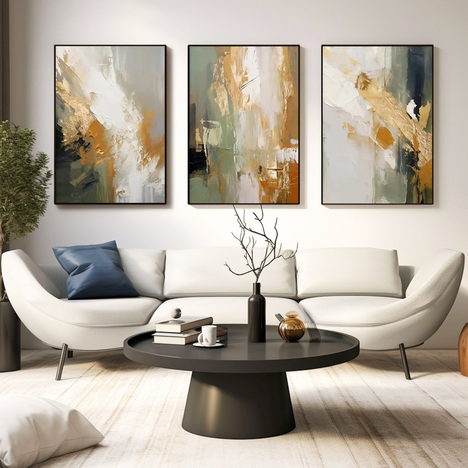 Wabi Sabi Painting "Frontera Cambiante"