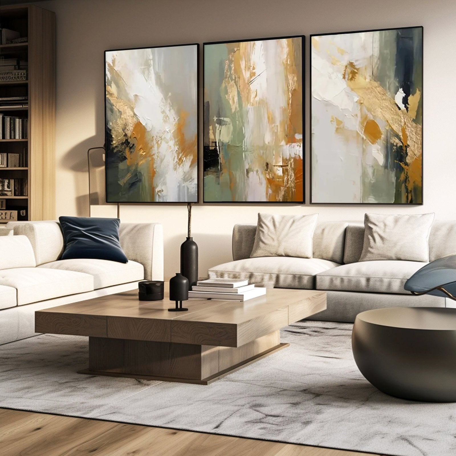 Wabi Sabi Painting "Frontera Cambiante"