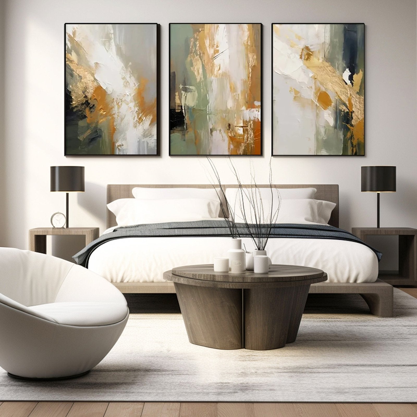 Wabi Sabi Painting "Frontera Cambiante"