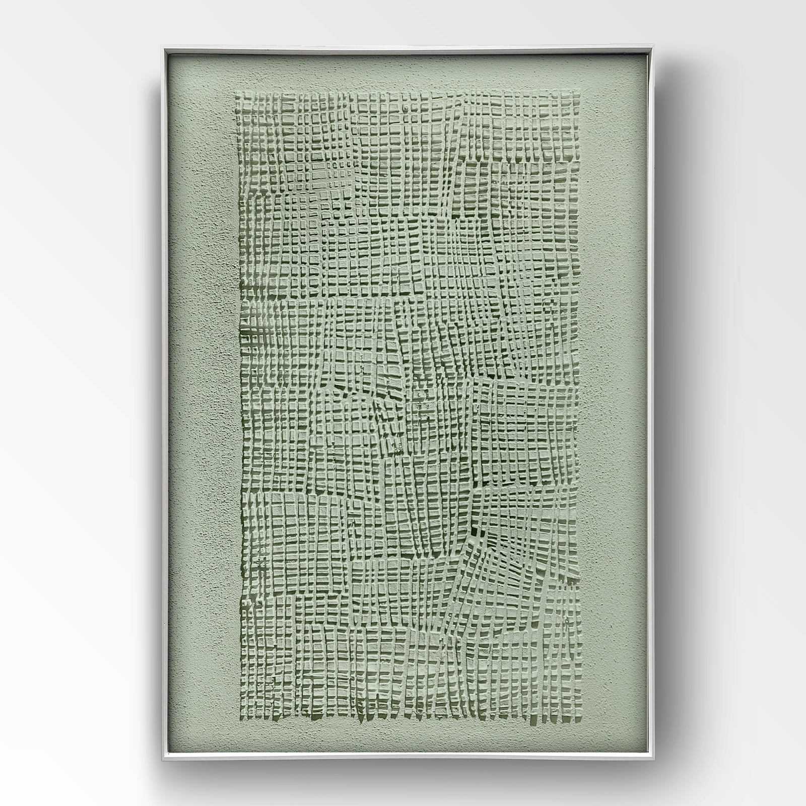 Wabi Sabi Painting "Green Mist“