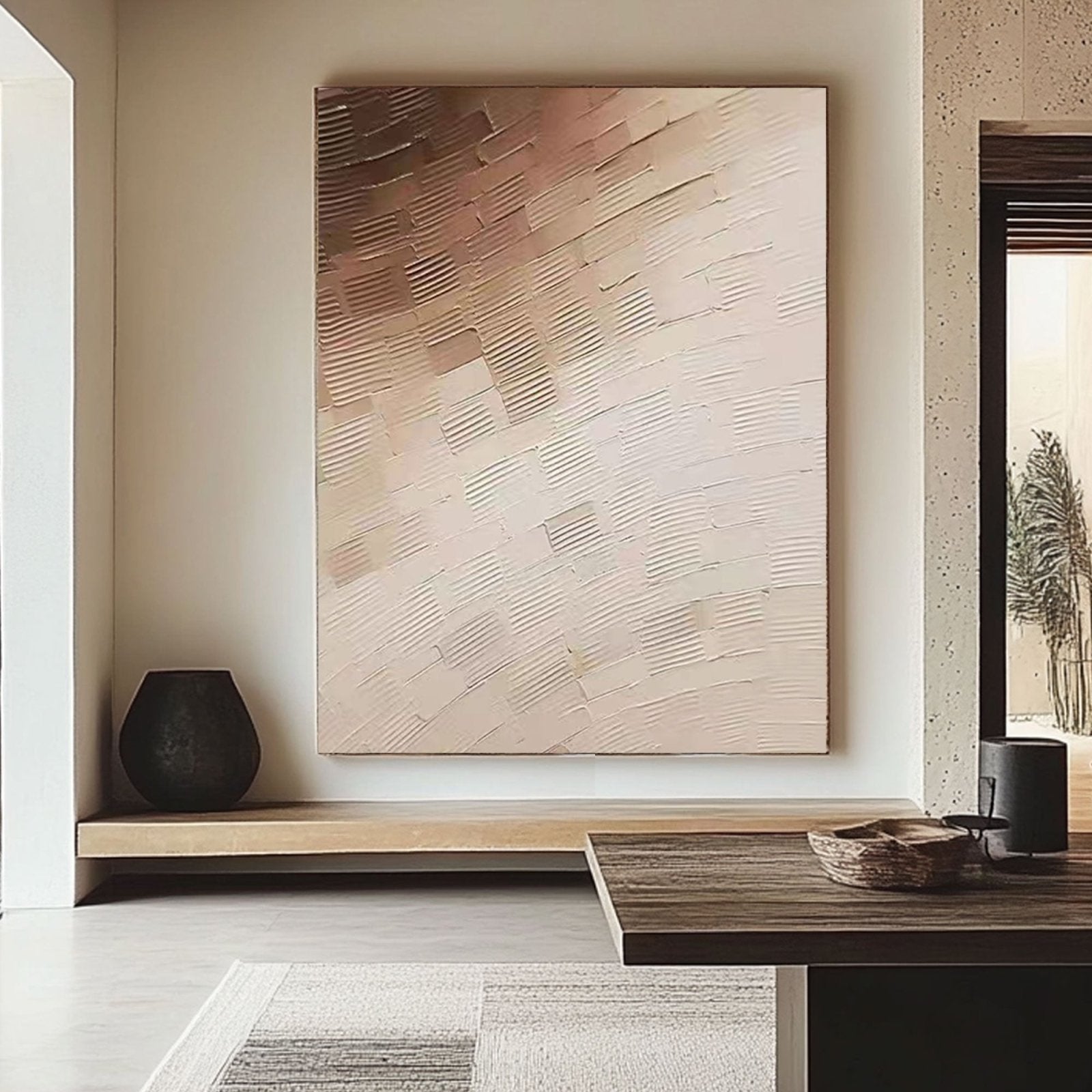 Wabi Sabi Painting "Harmonie des Formes"