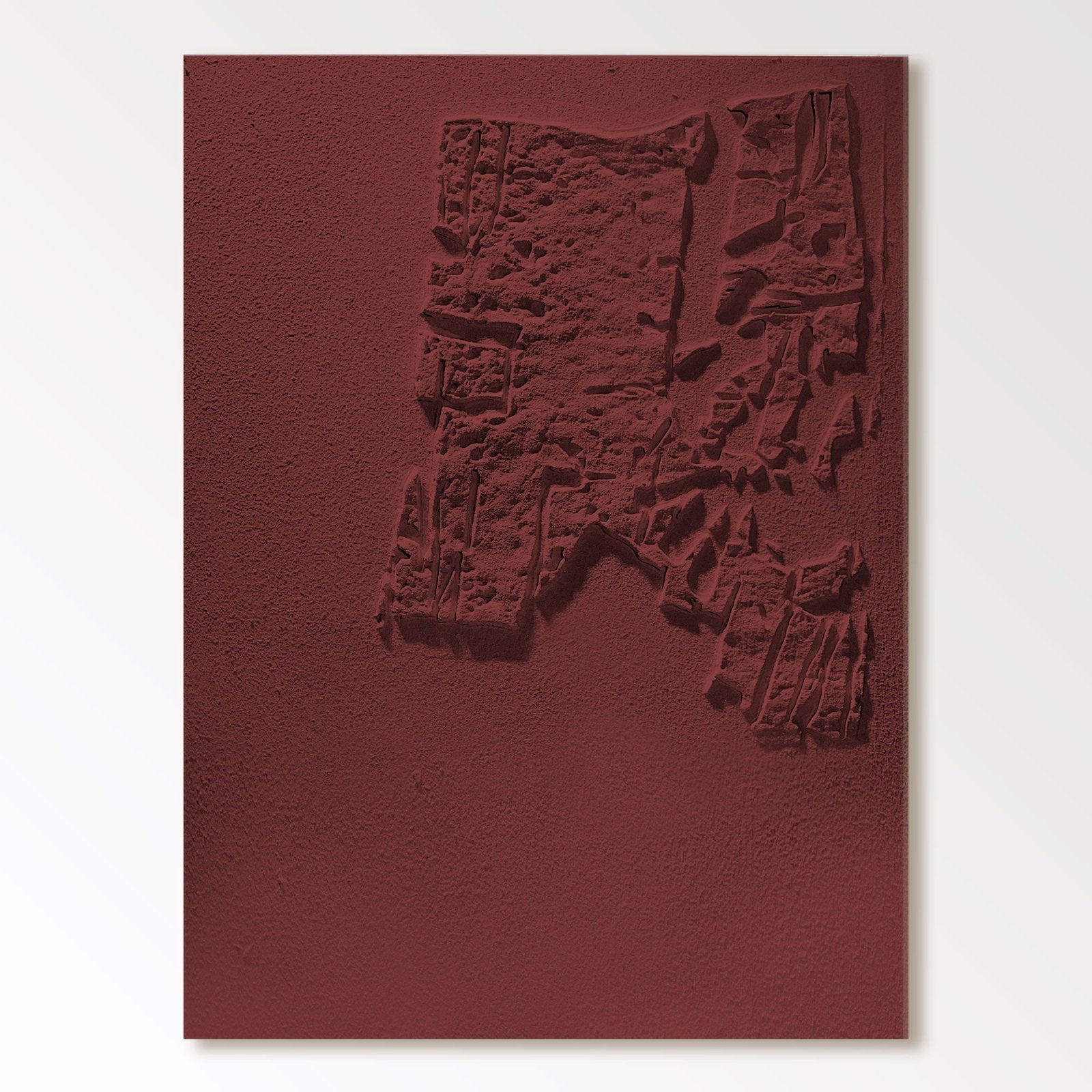 Wabi Sabi Painting "Hélène Rouille”
