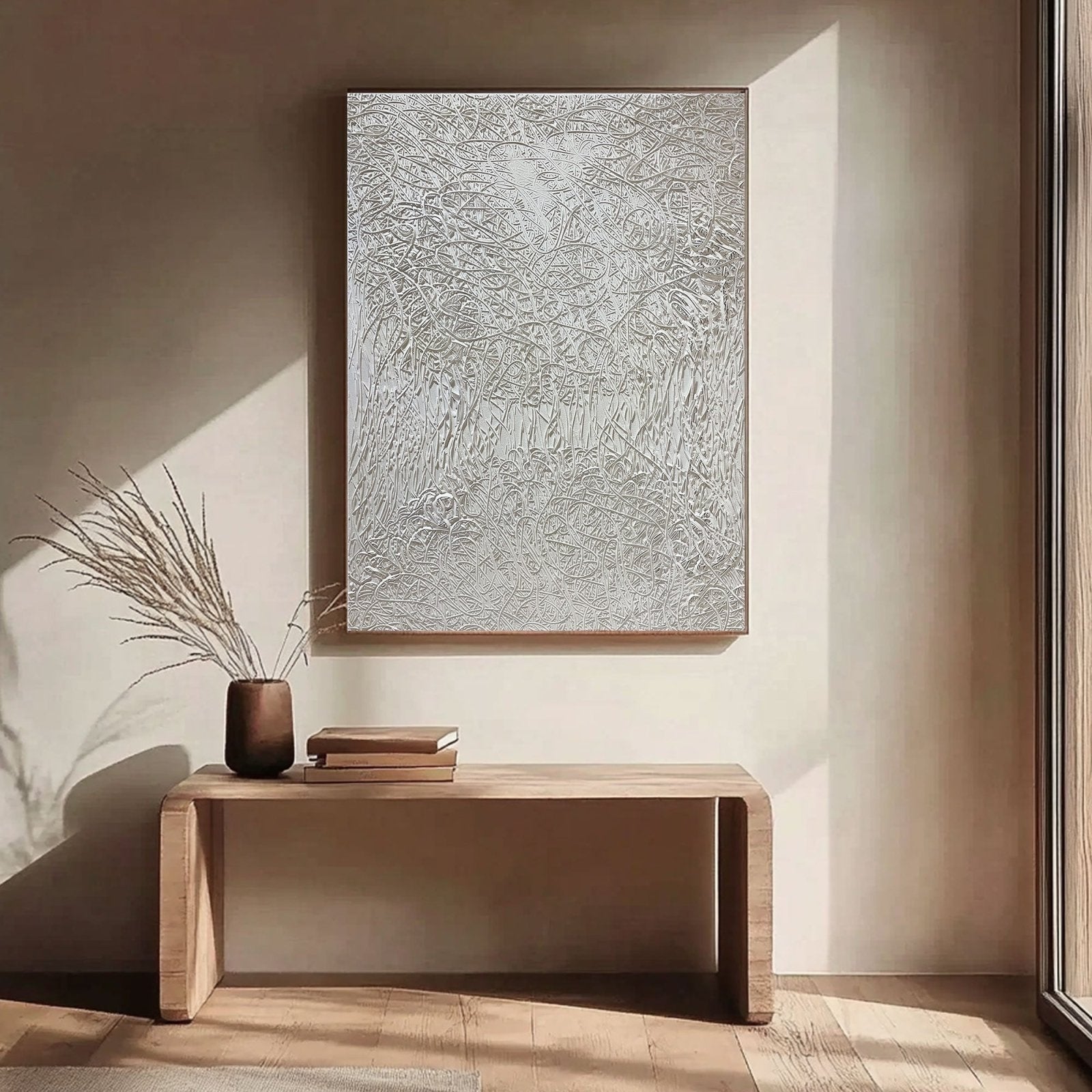 Wabi Sabi Painting "Julien Filigrane”