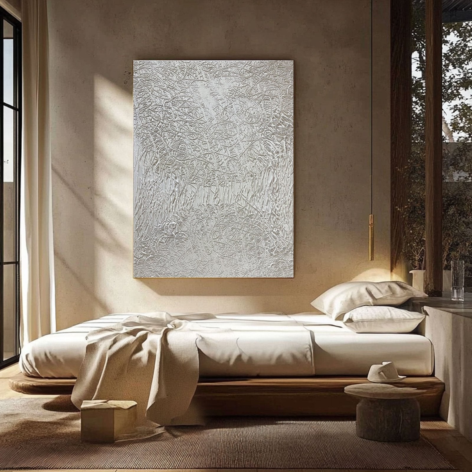 Wabi Sabi Painting "Julien Filigrane”
